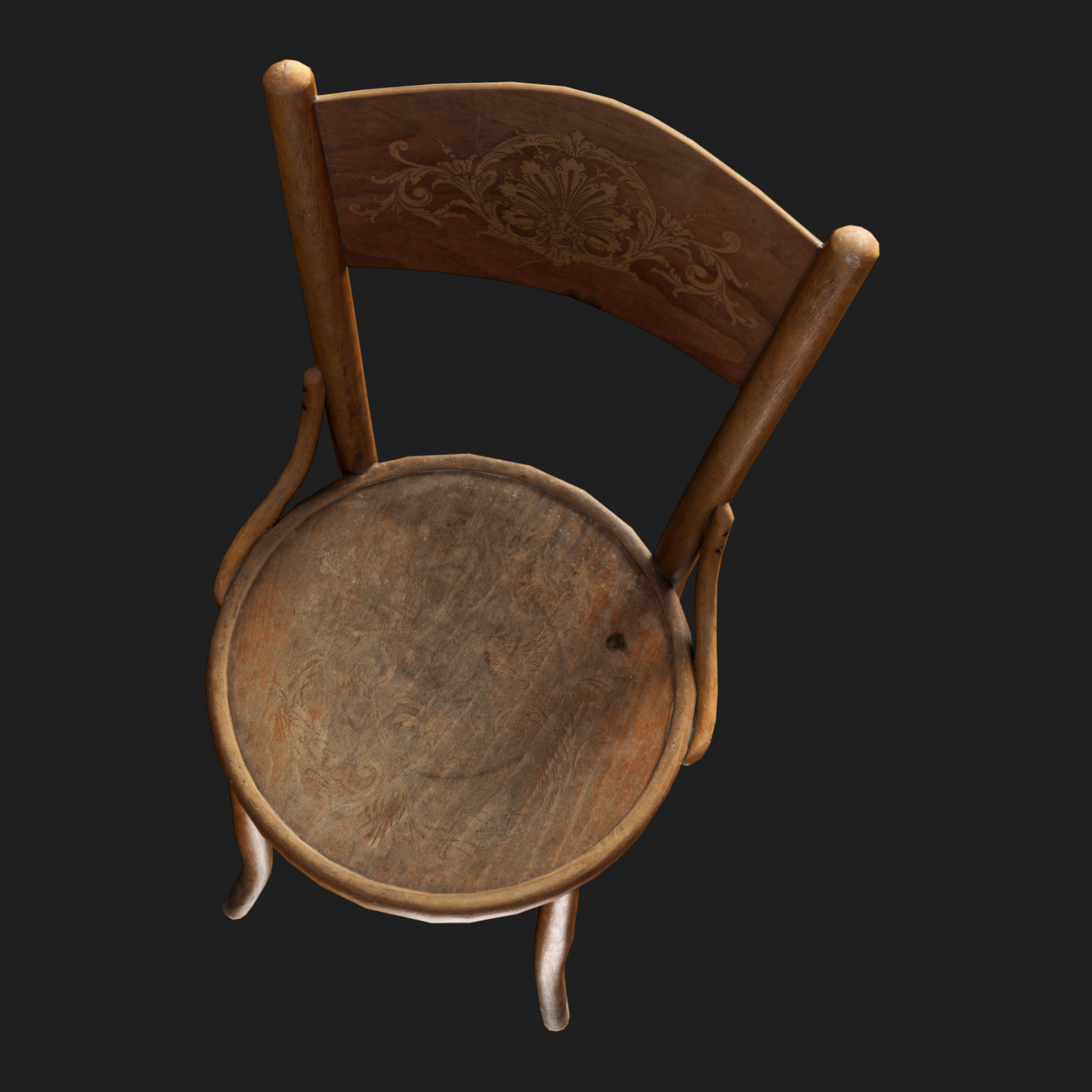 3D Furniture: Wooden Chair