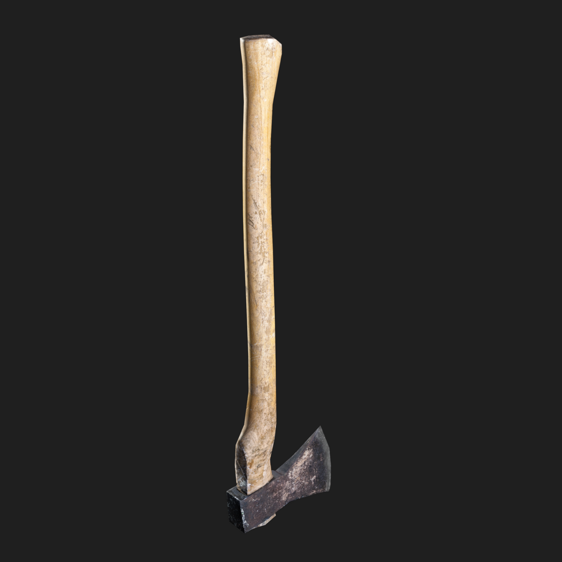 3D Wooden Axe