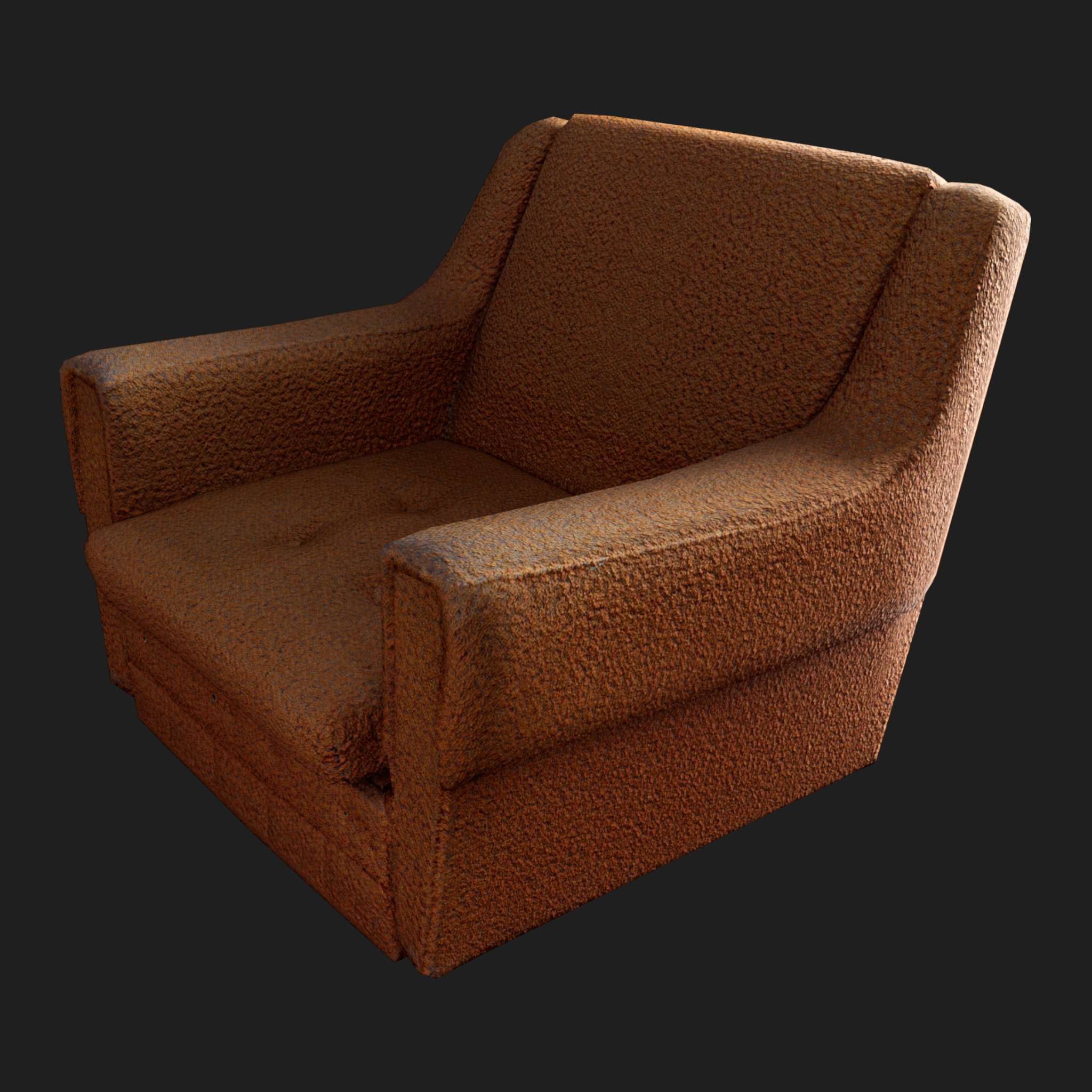 3D Furniture: Fabric Armchair