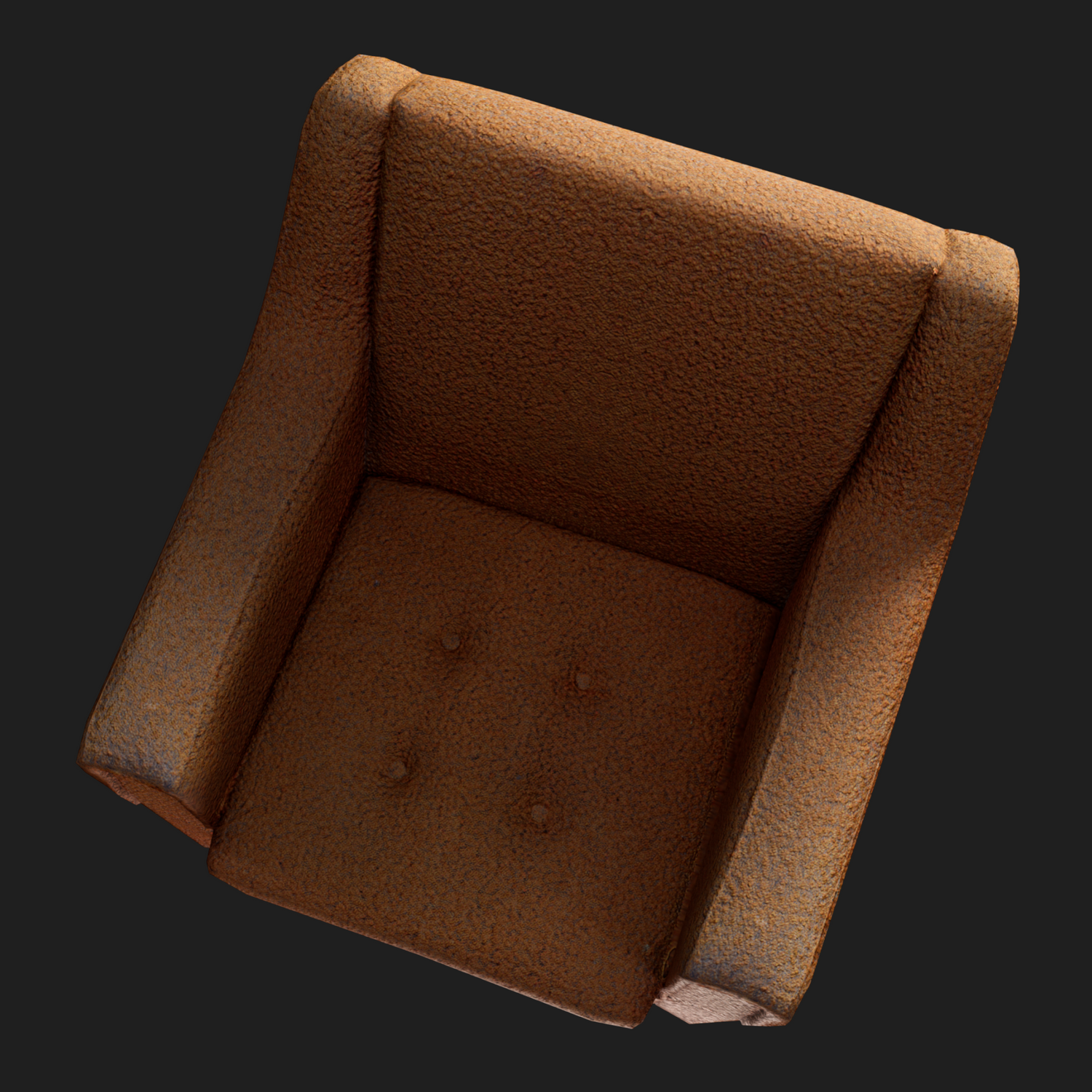 3D Furniture: Fabric Armchair