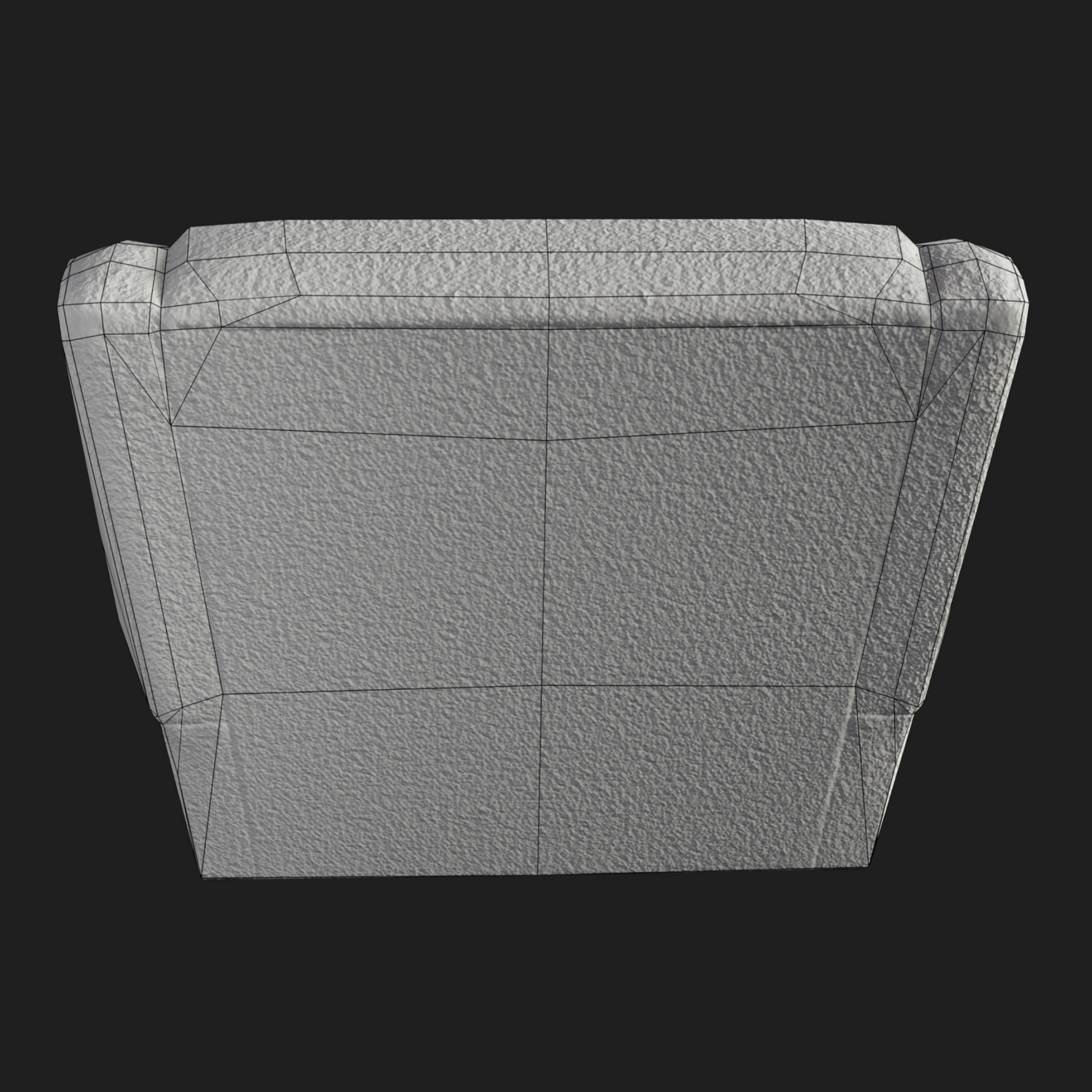 3D Furniture: Fabric Armchair