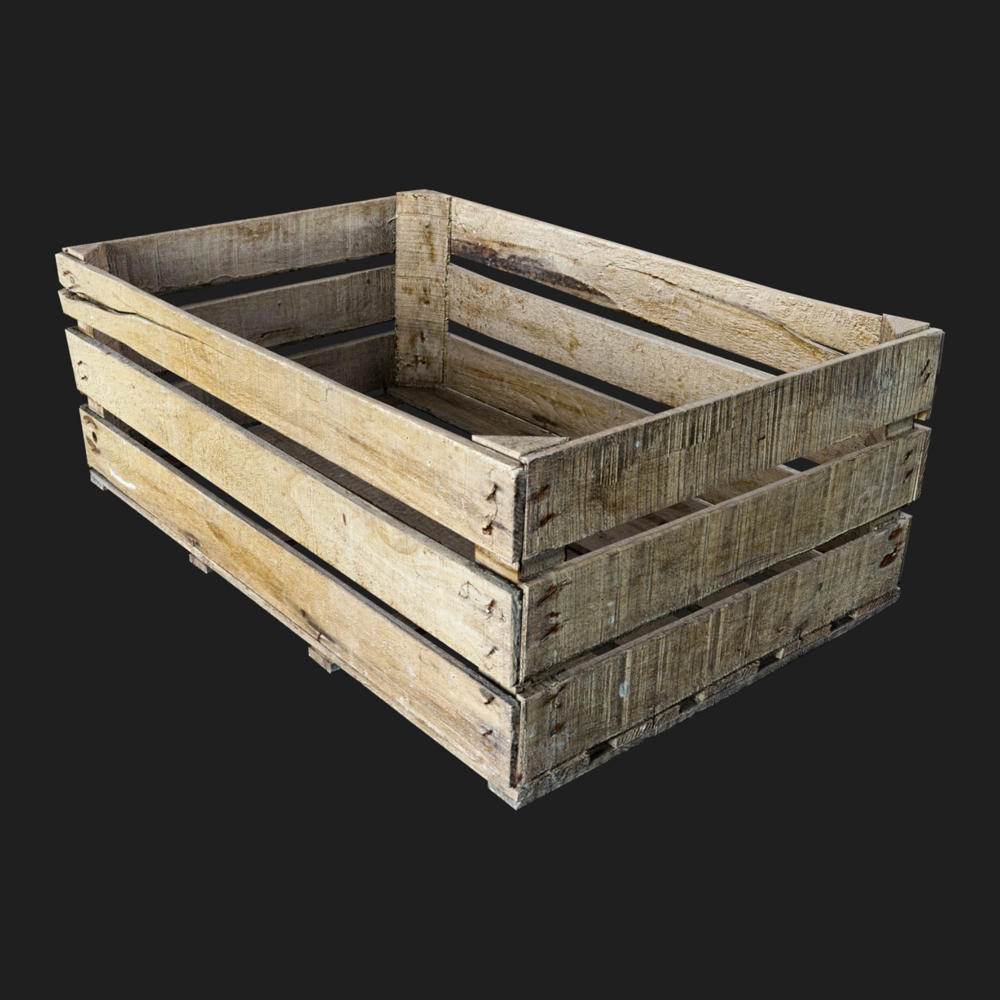 3D Wooden Box