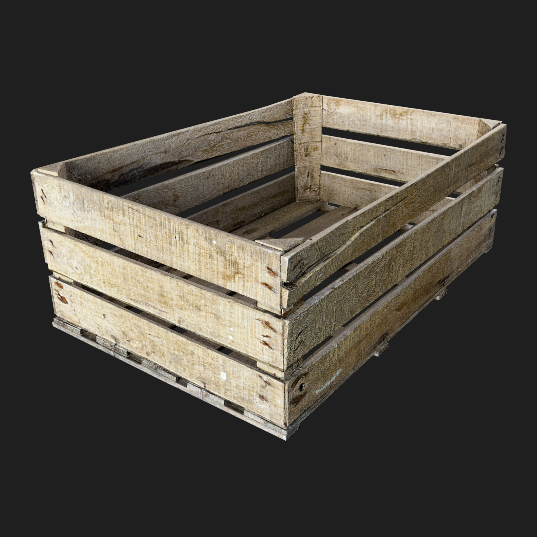 3D Wooden Box