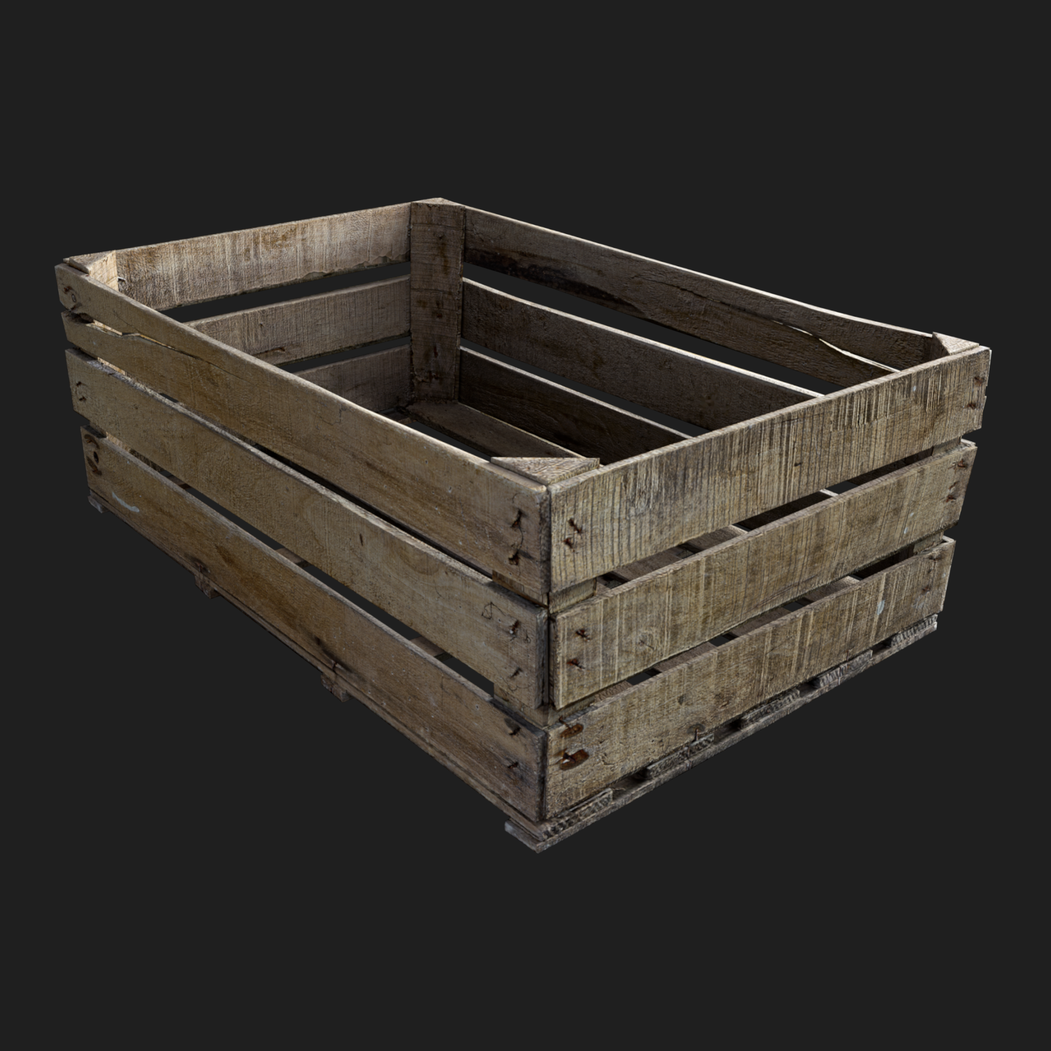 3D Wooden Box