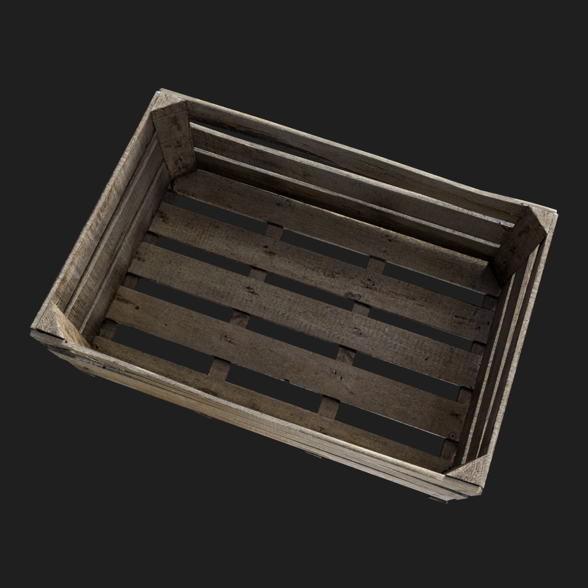 3D Wooden Box