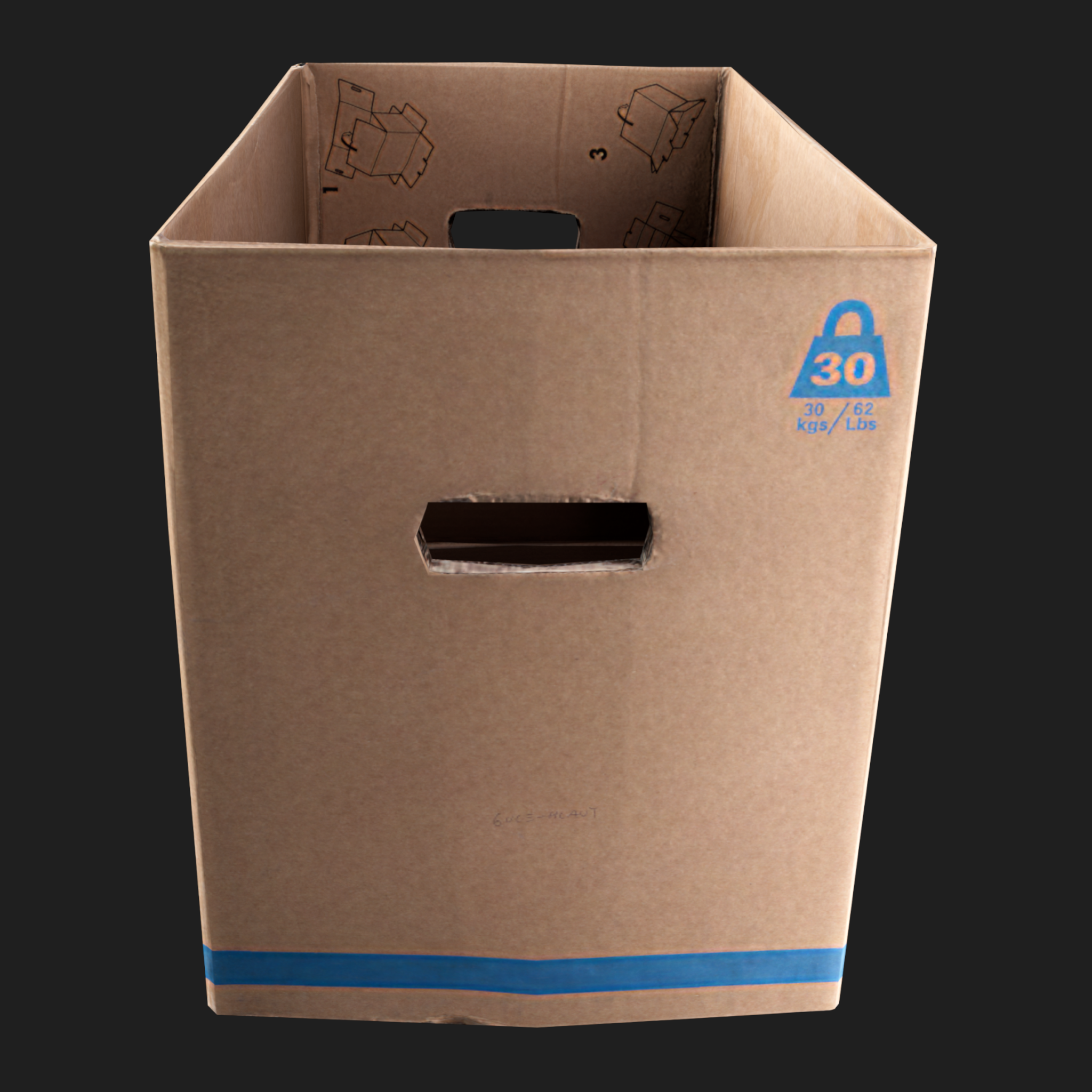 3D Cardboard Box IKEA