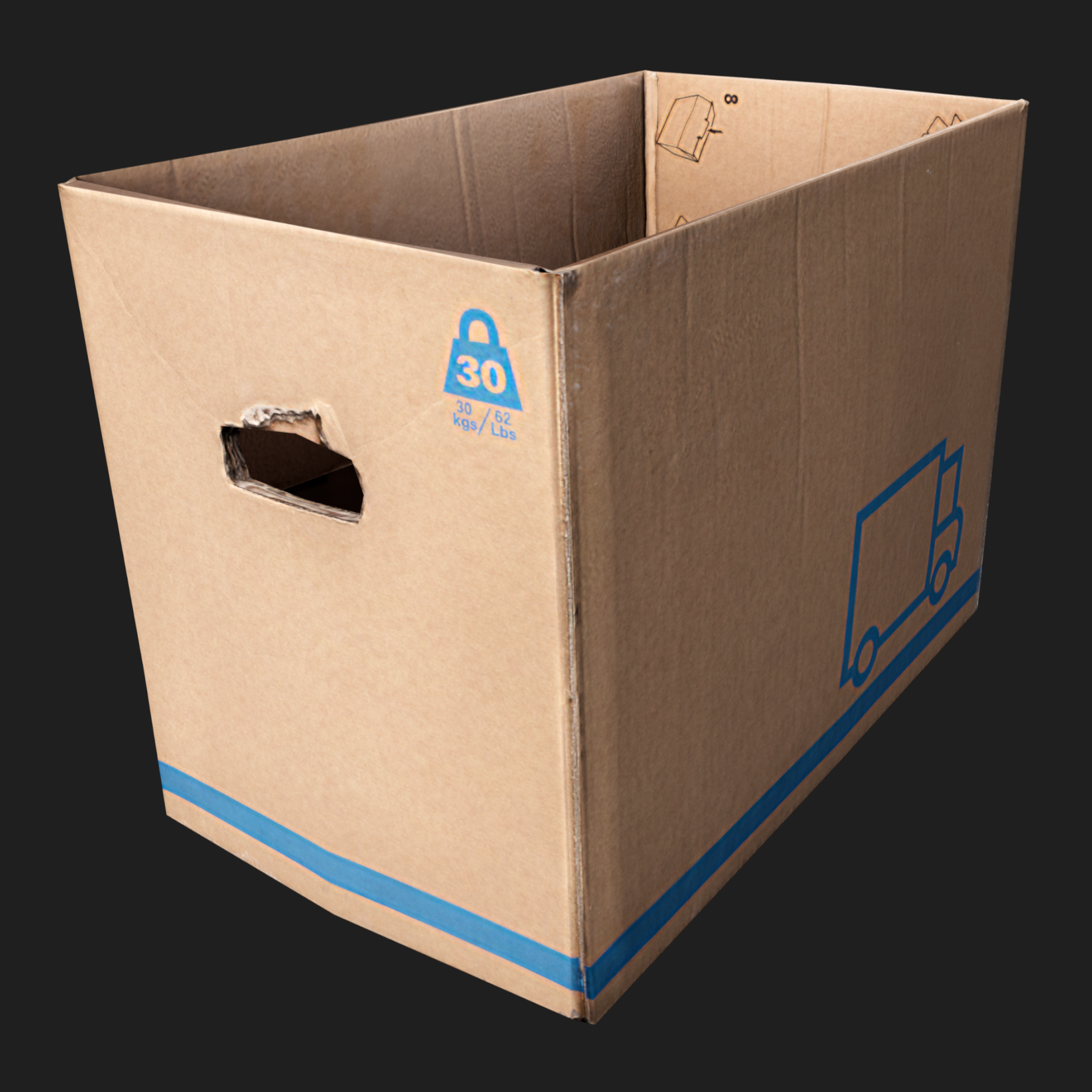 3D Cardboard Box IKEA