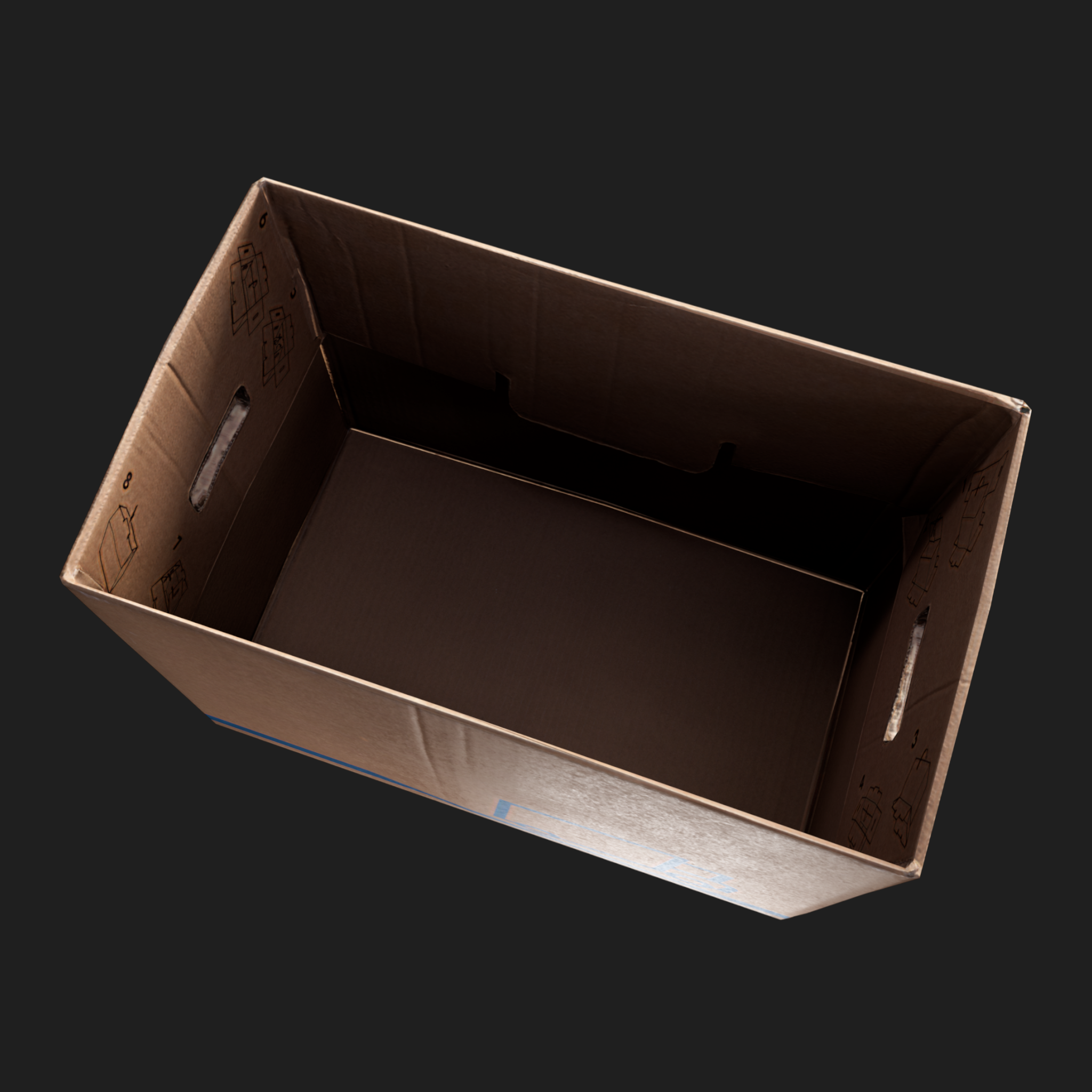 3D Cardboard Box IKEA