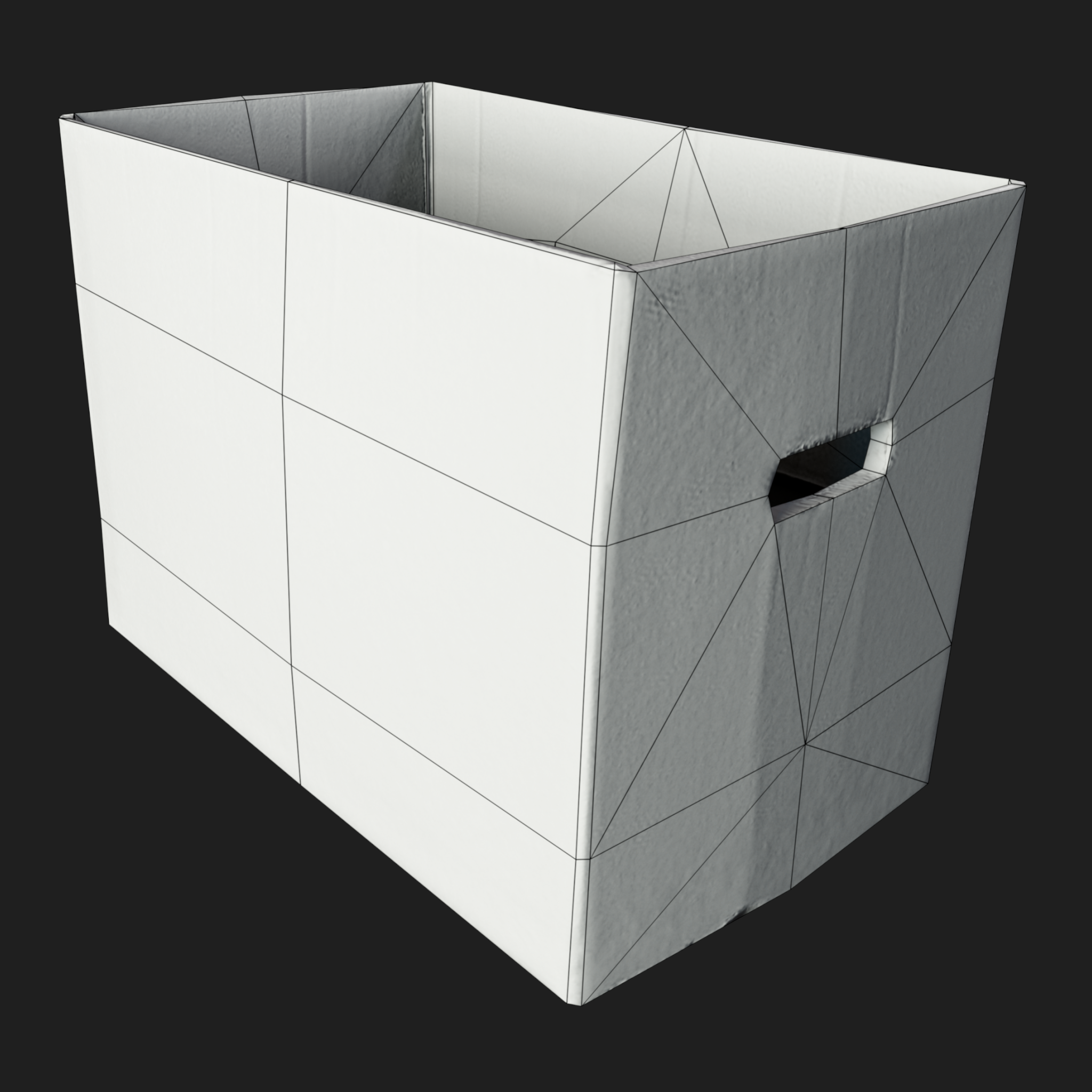 3D Cardboard Box IKEA