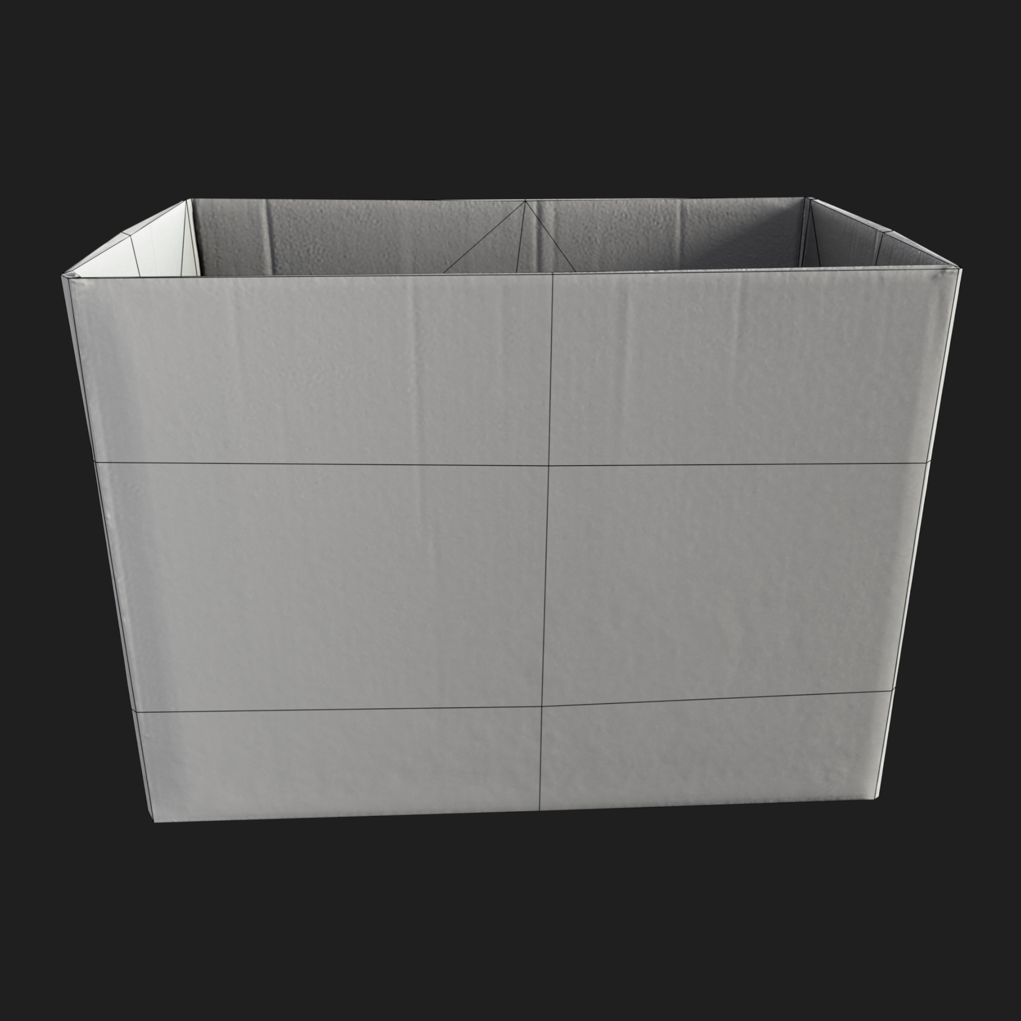 3D Cardboard Box IKEA