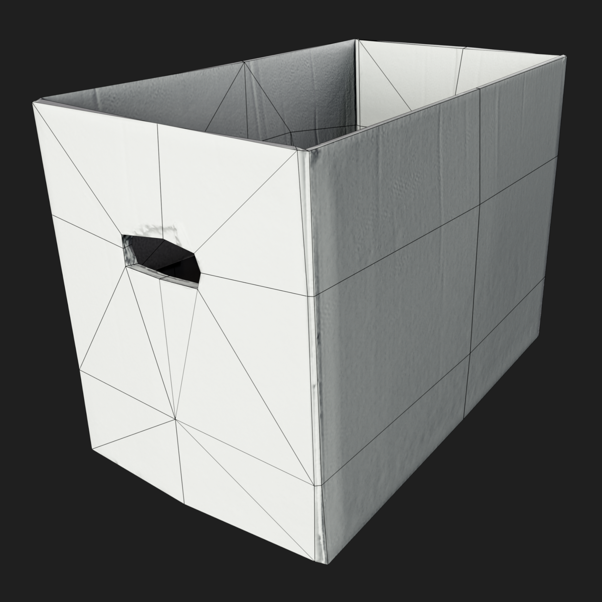 3D Cardboard Box IKEA