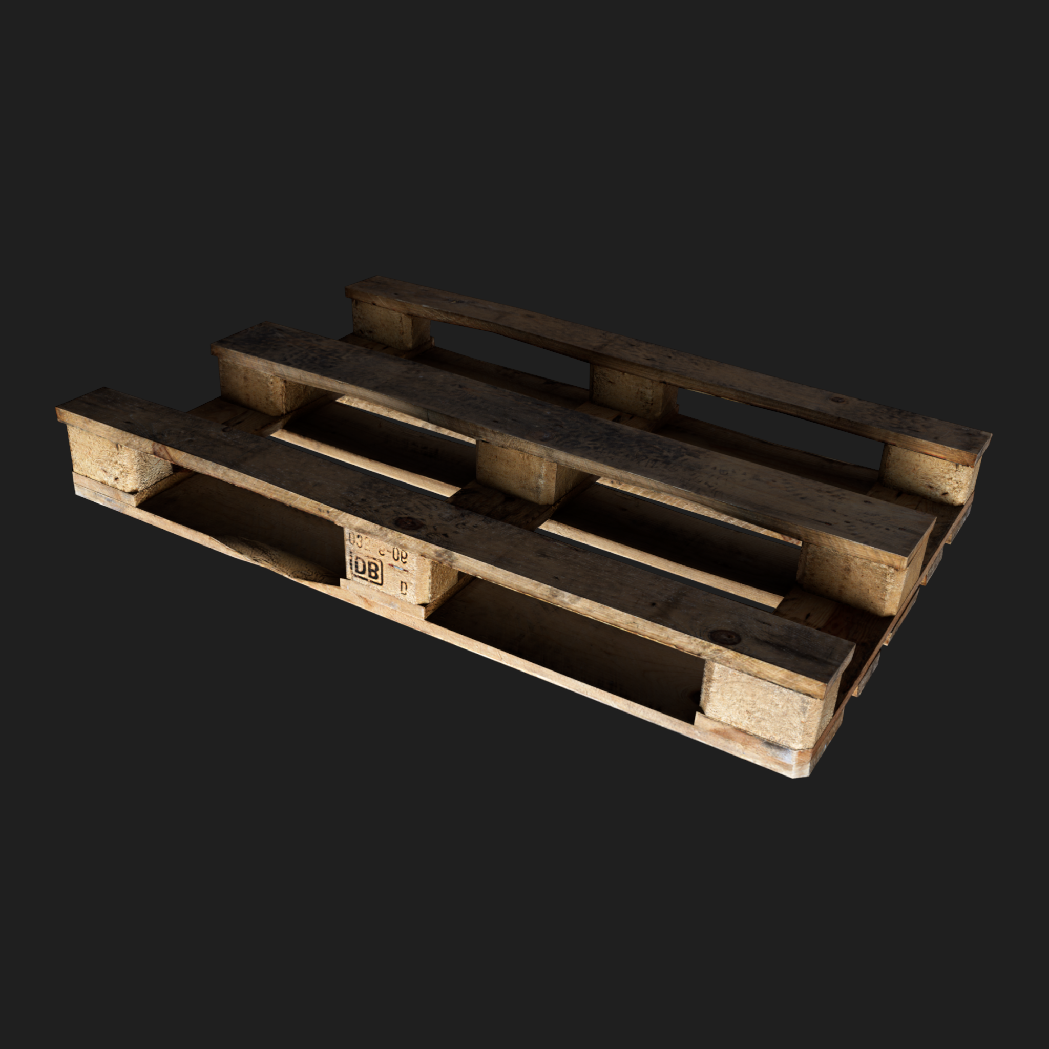 3D Euro Pallet