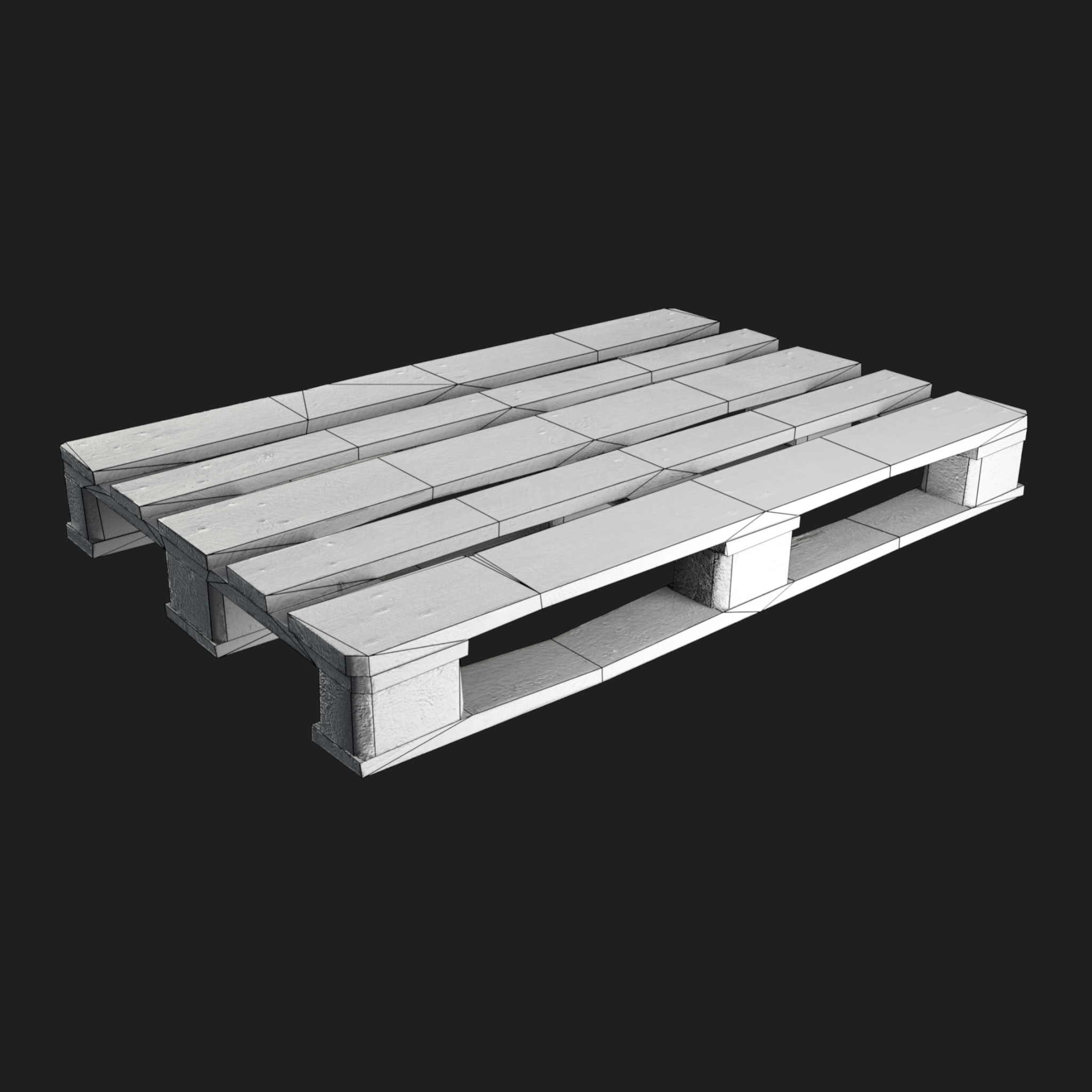 3D Euro Pallet