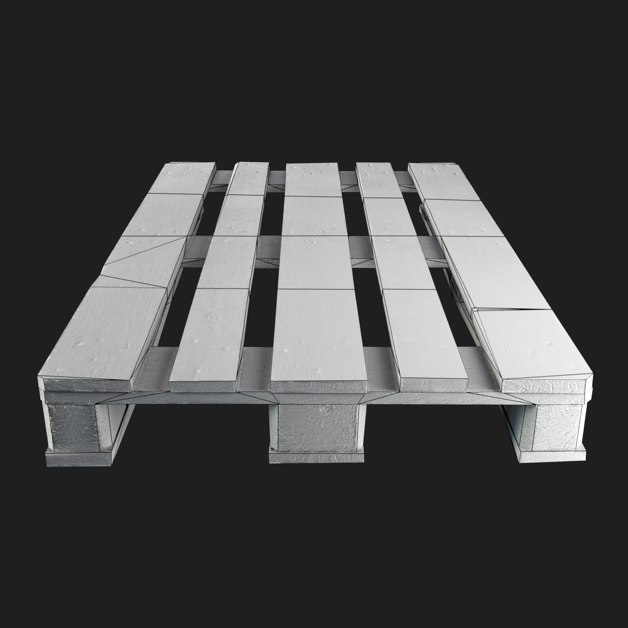 3D Euro Pallet