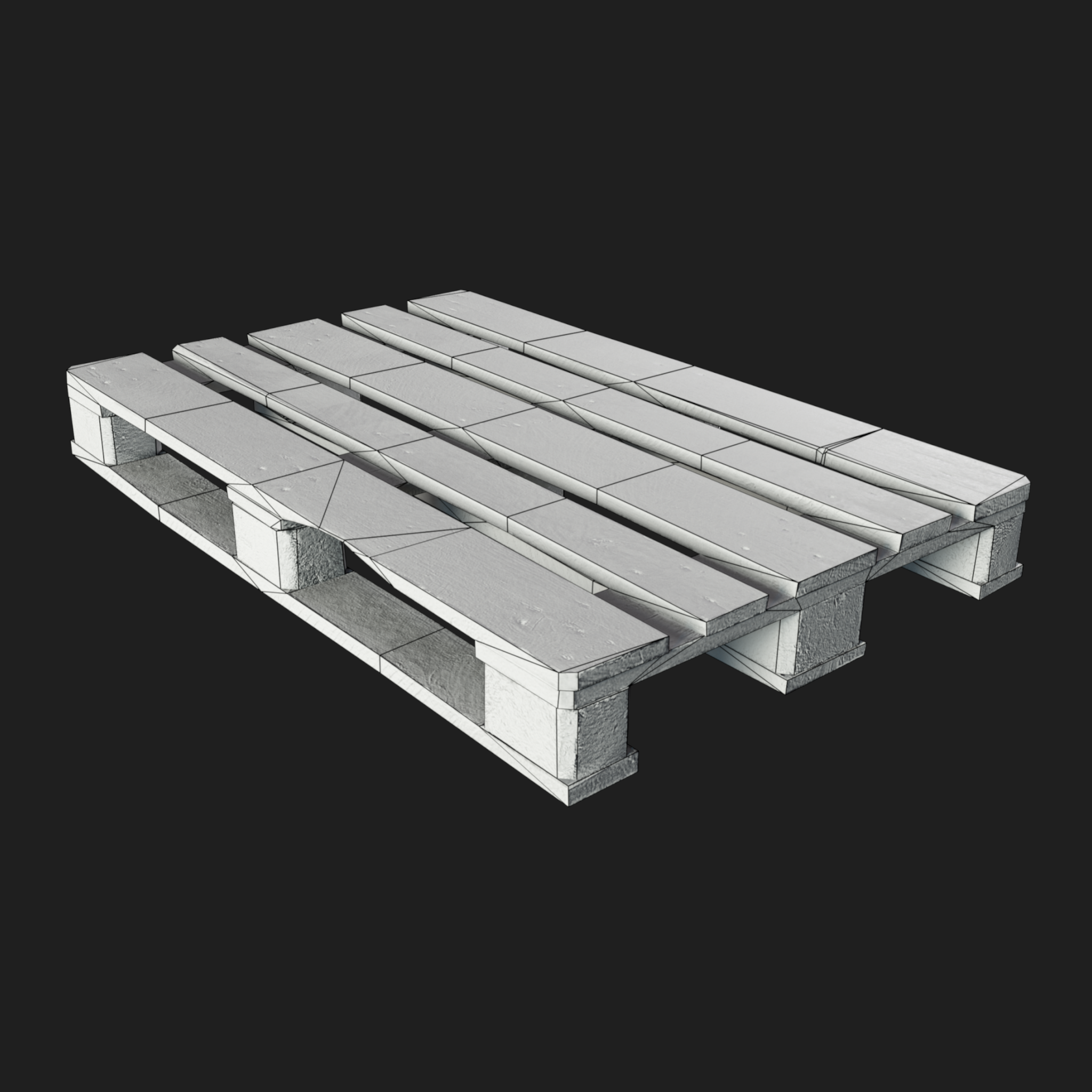 3D Euro Pallet