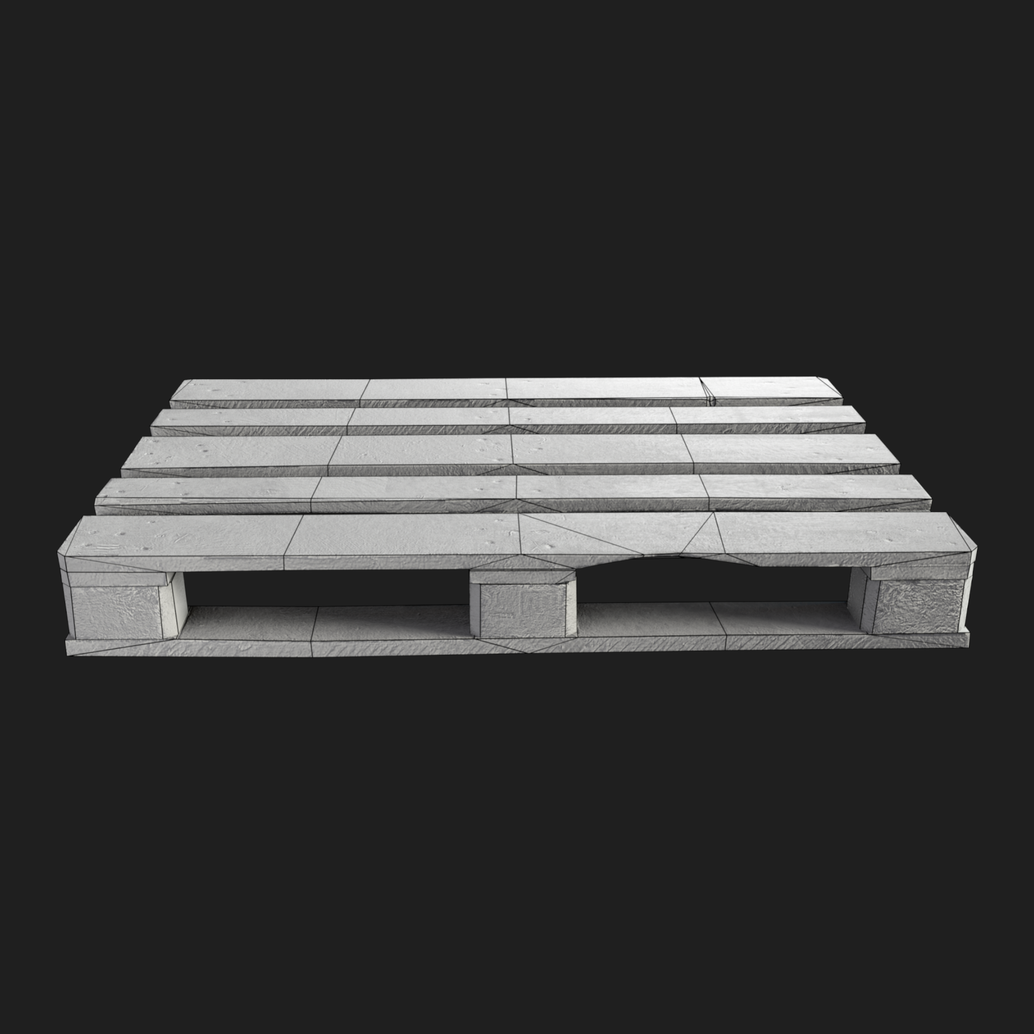 3D Euro Pallet
