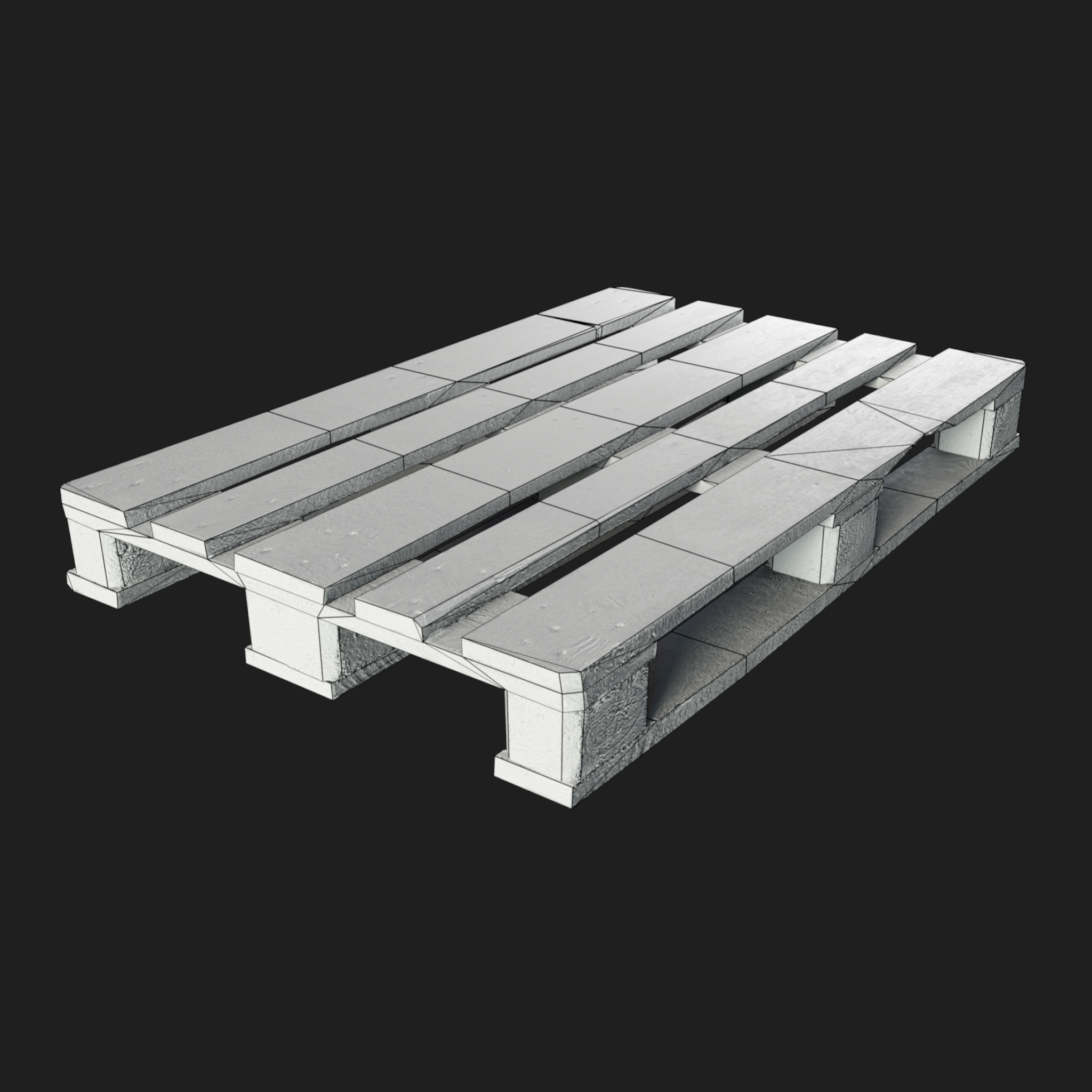 3D Euro Pallet