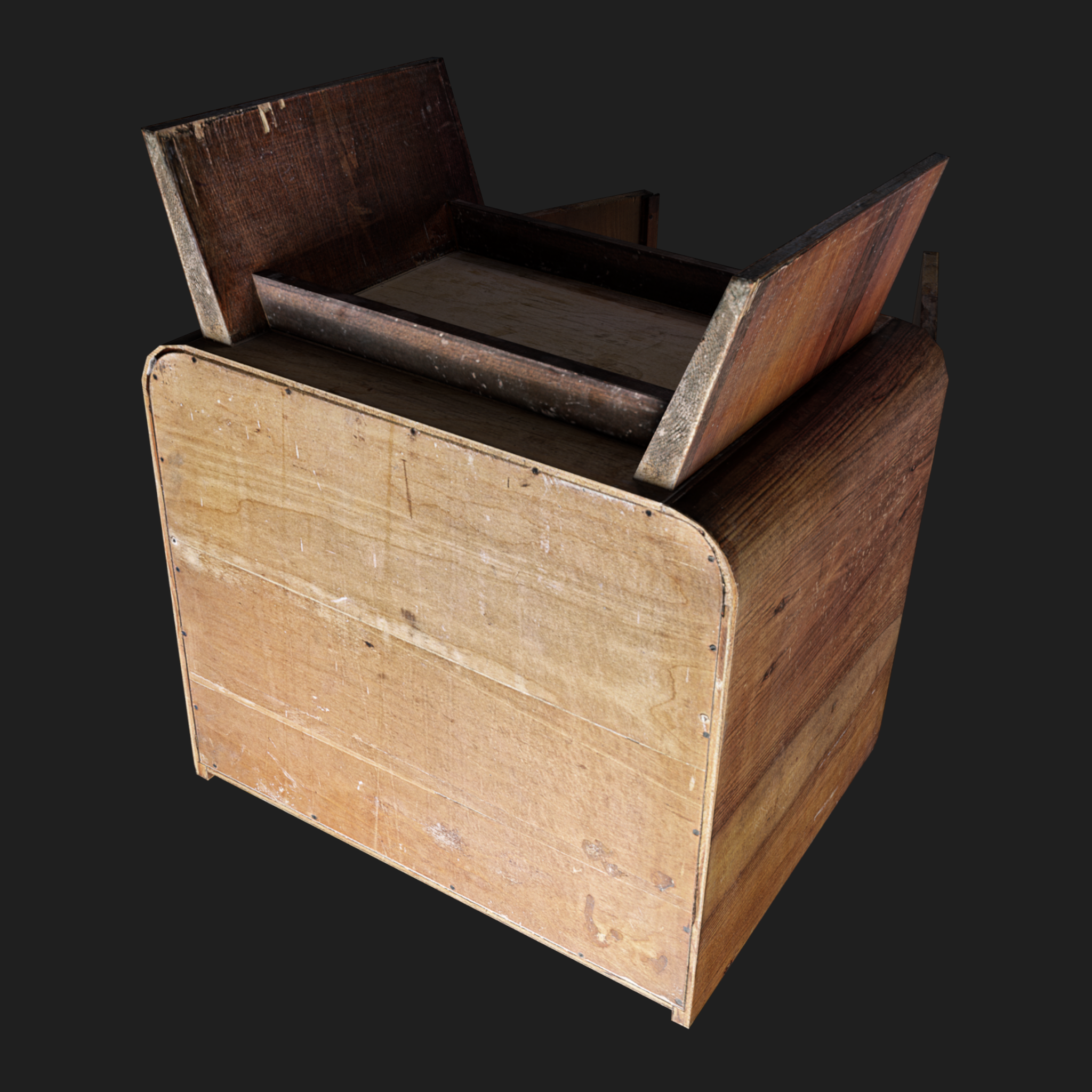 3d Furniture: Cabinet Open