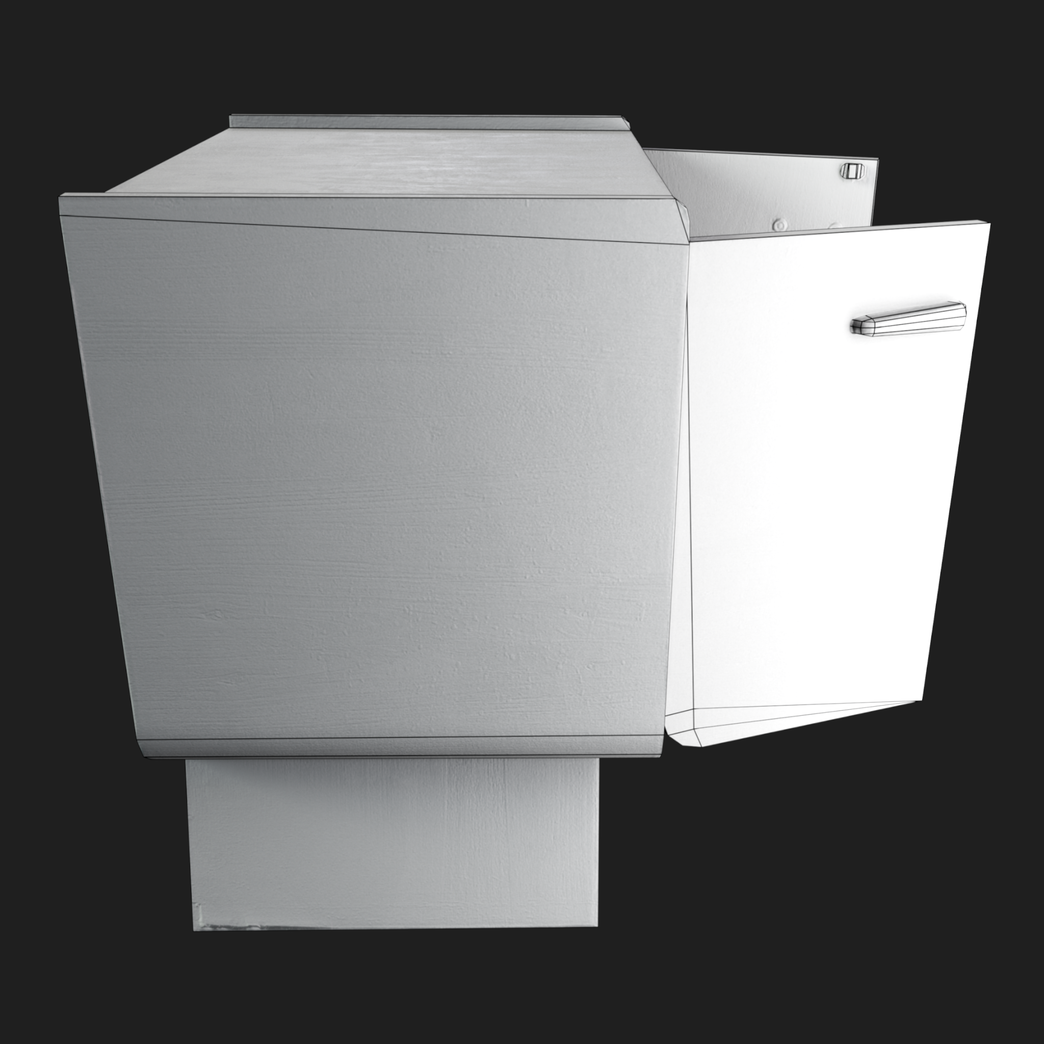 3d Furniture: Cabinet Open