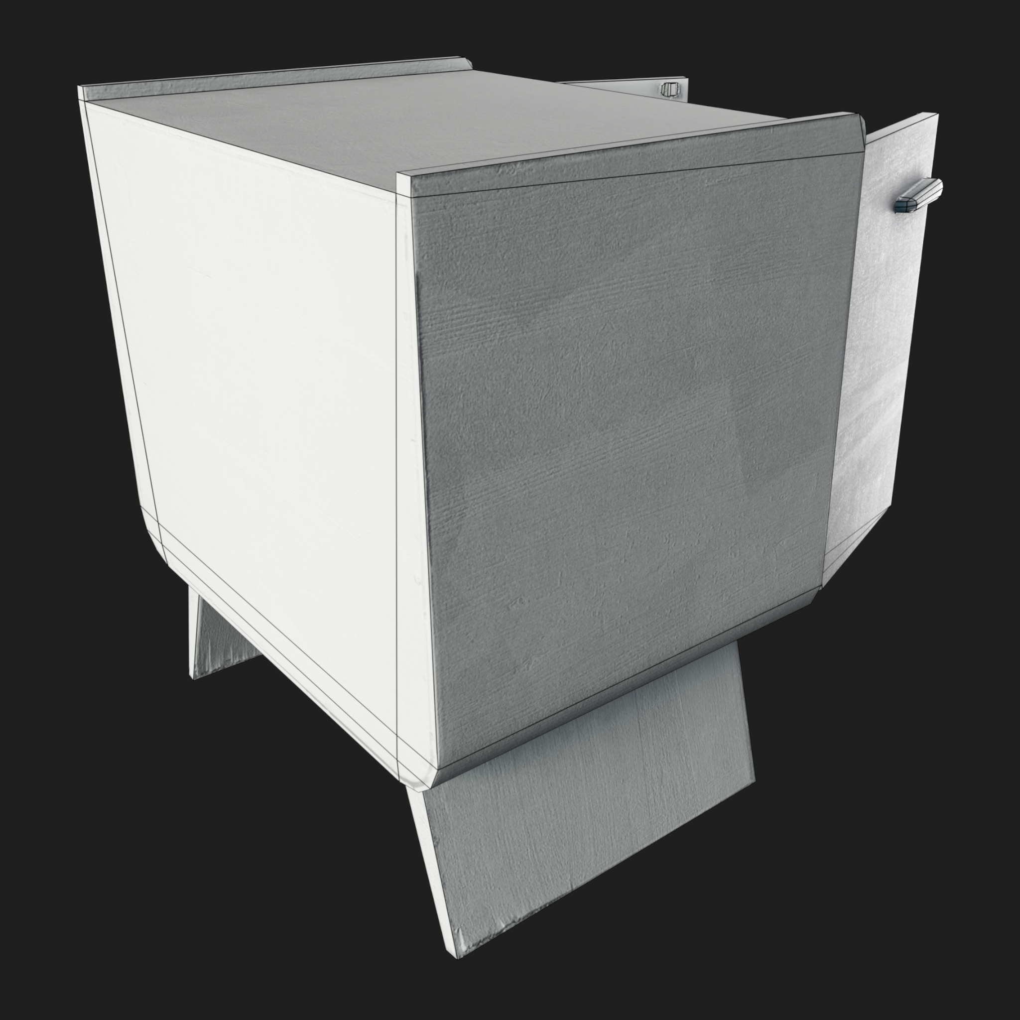3d Furniture: Cabinet Open
