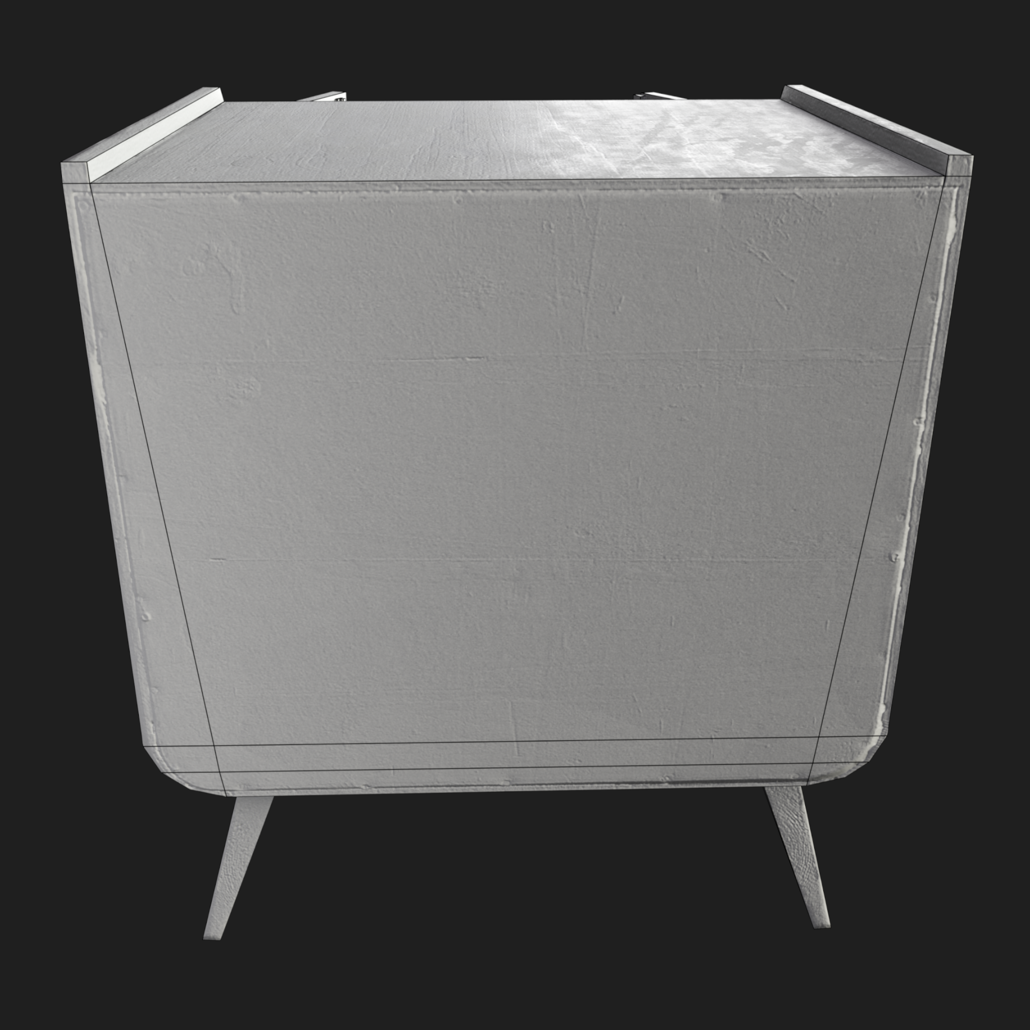 3d Furniture: Cabinet Open