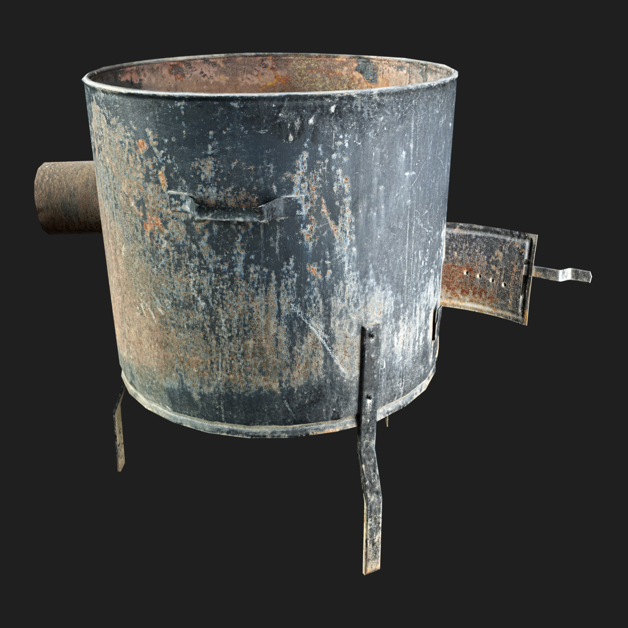3D Rusty Oven