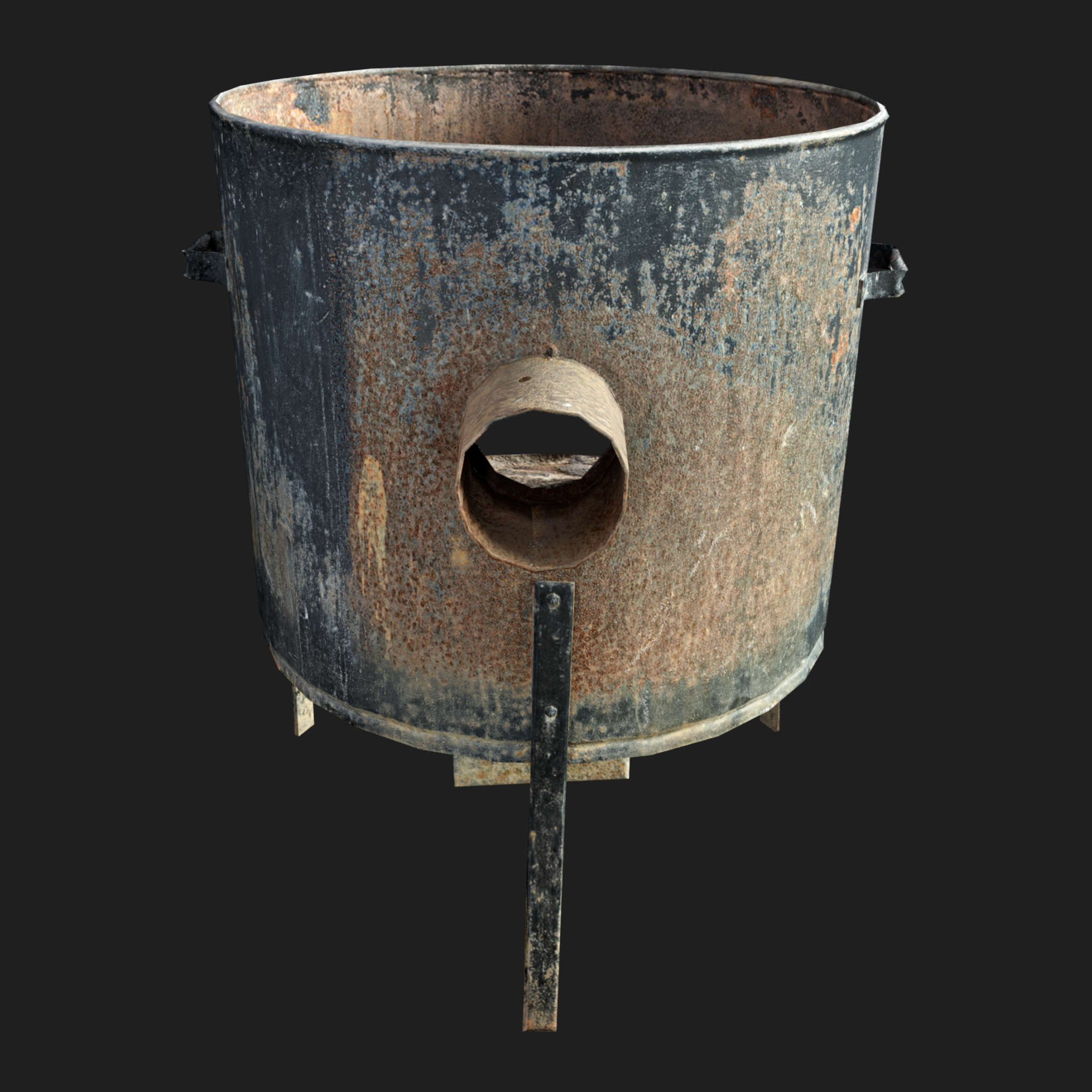 3D Rusty Oven