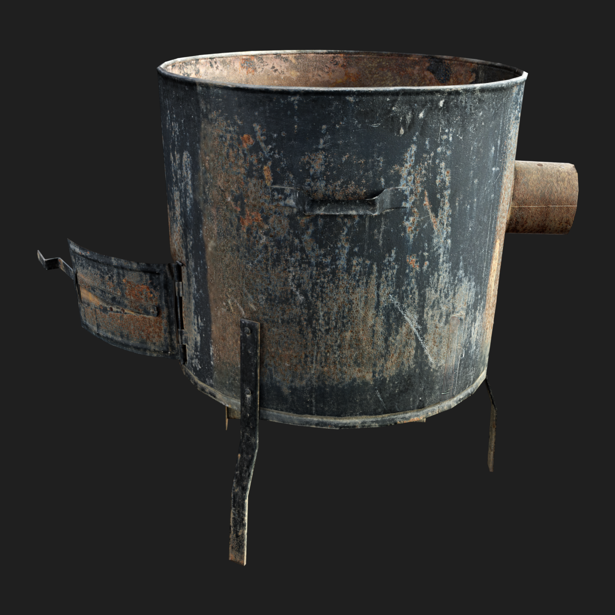 3D Rusty Oven