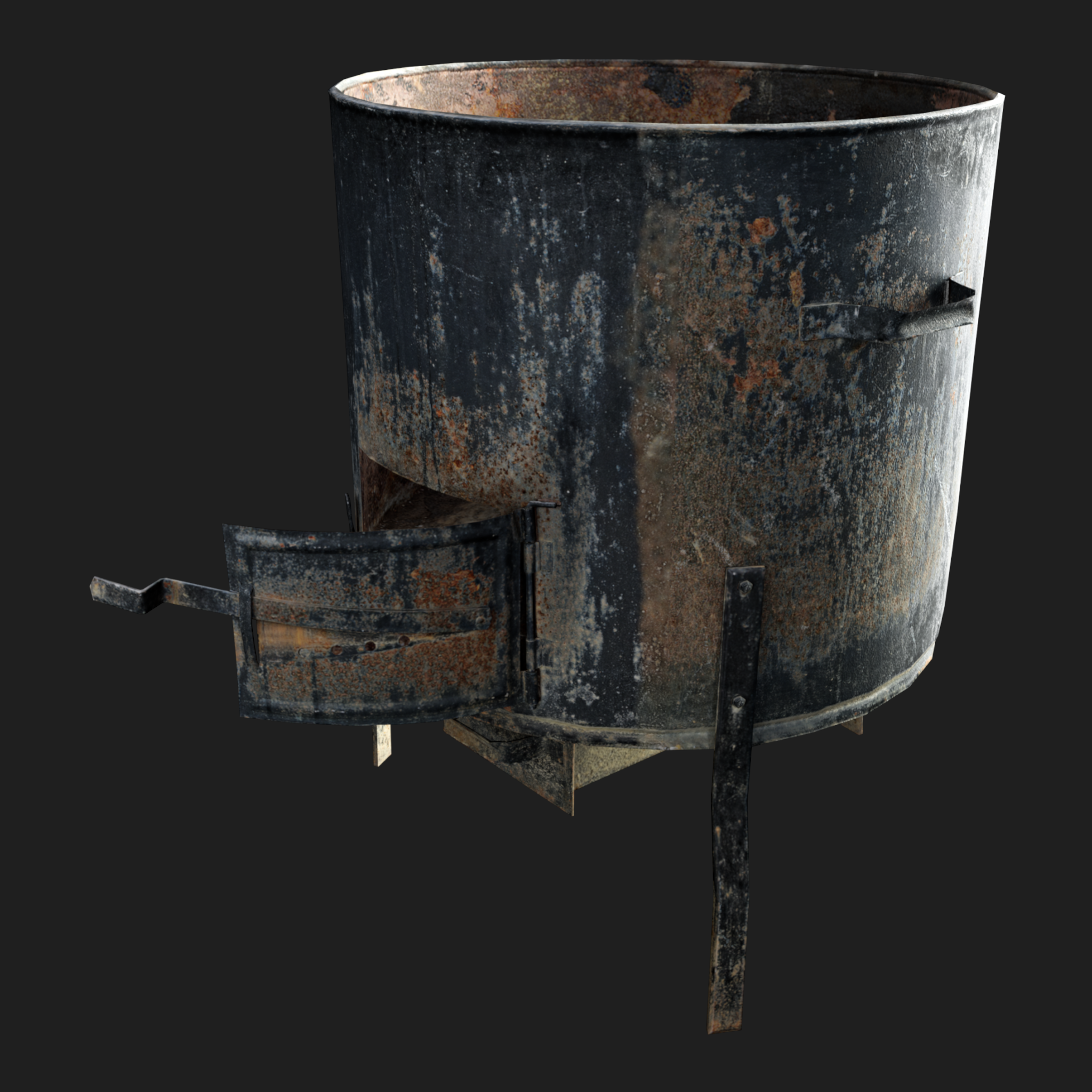 3D Rusty Oven