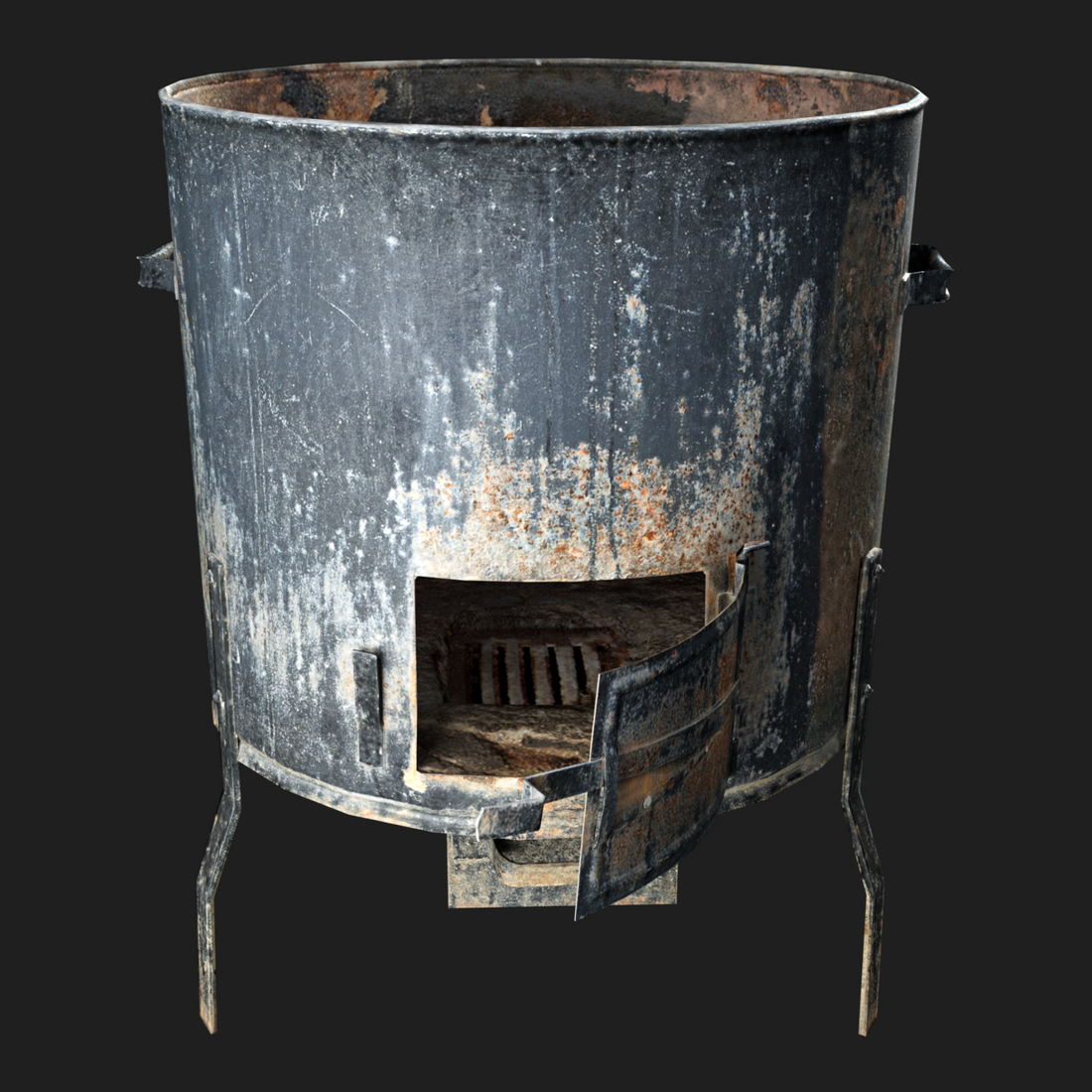 3D Rusty Oven