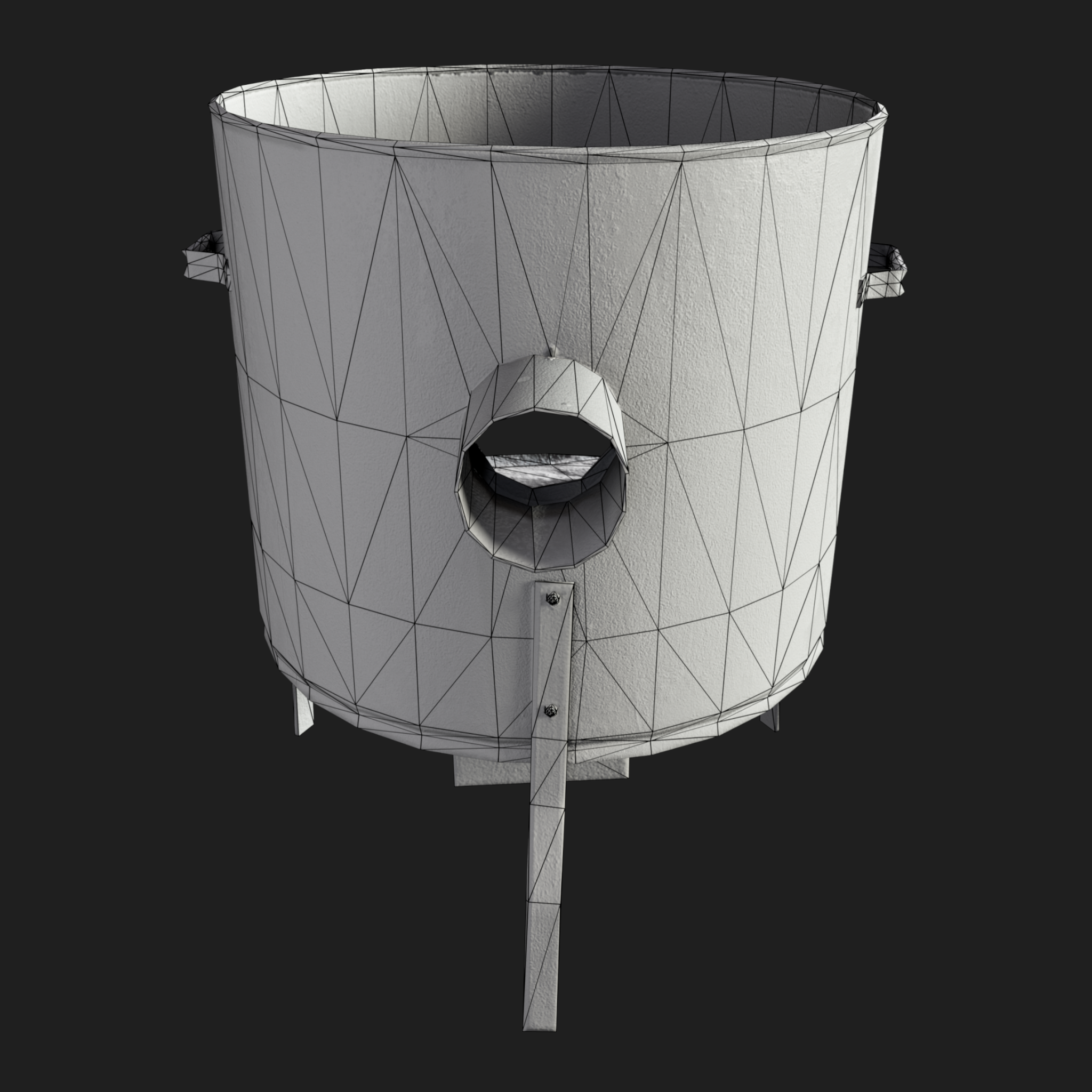 3D Rusty Oven