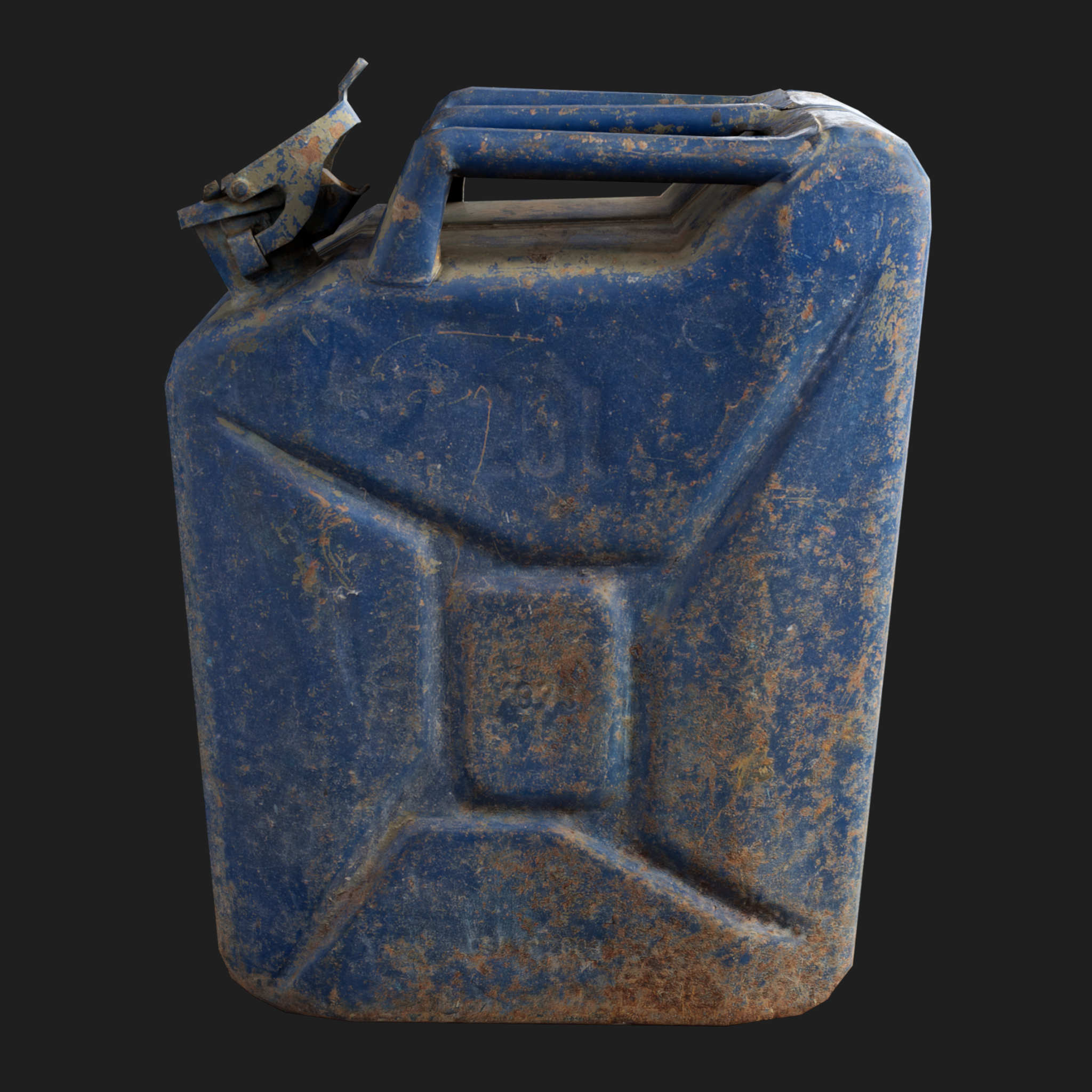 3D Canister Fuel Blue
