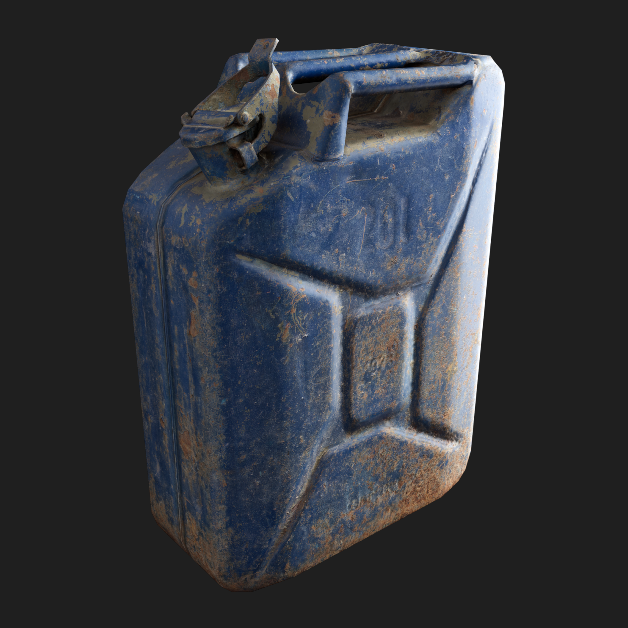 3D Canister Fuel Blue