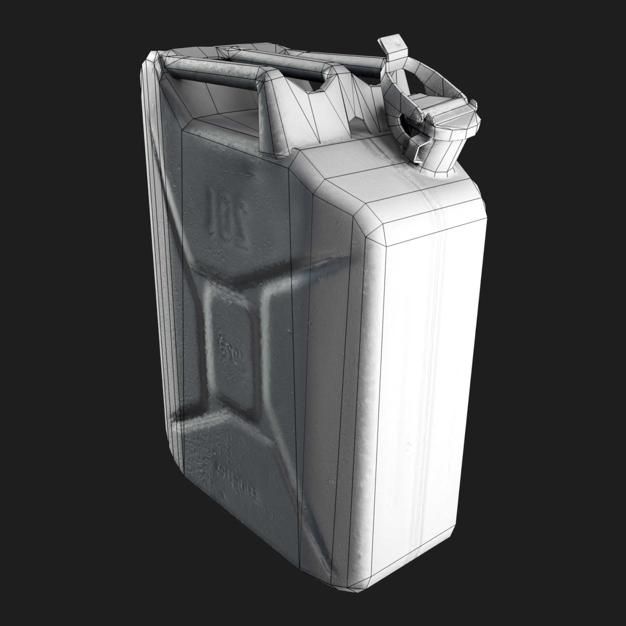 3D Canister Fuel Blue