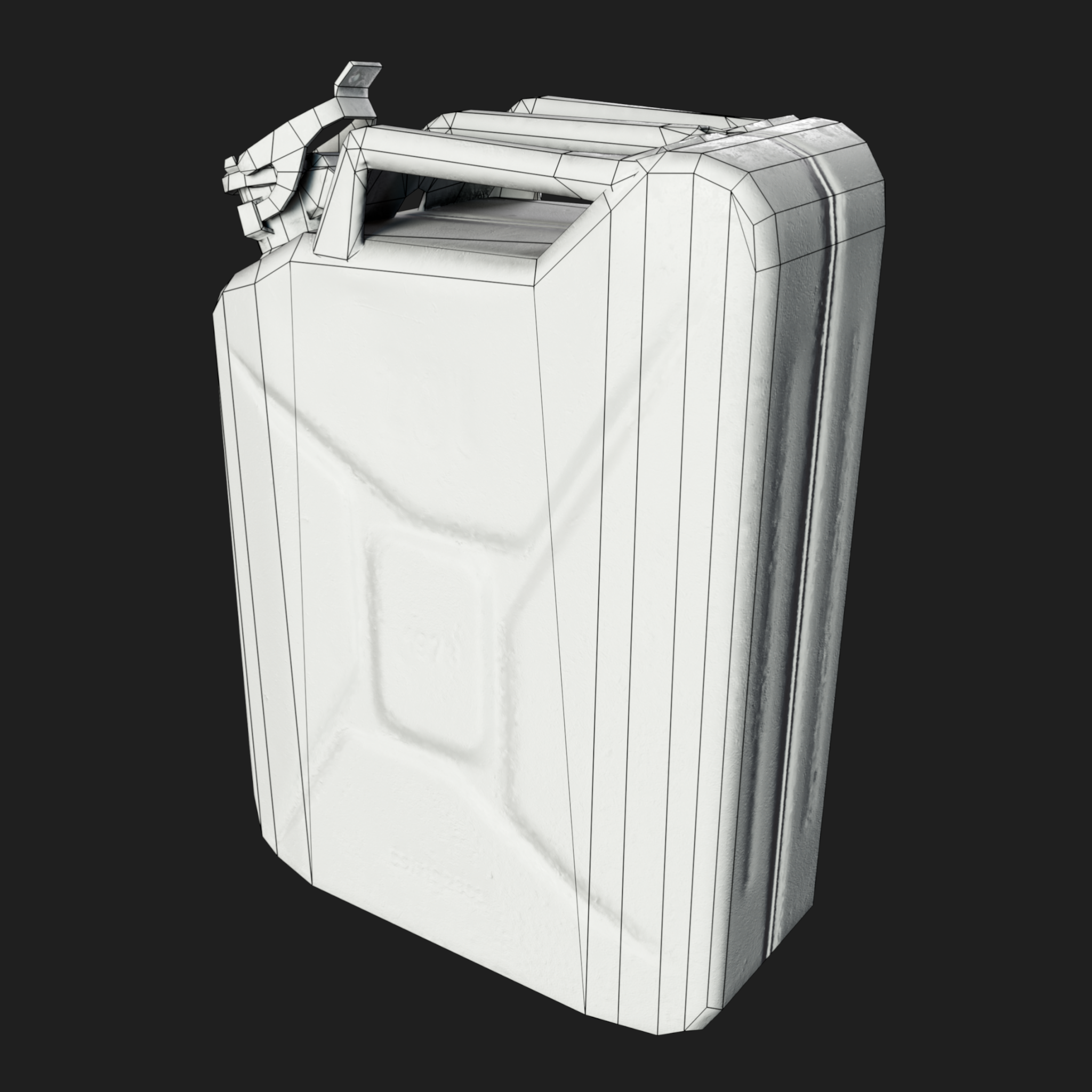 3D Canister Fuel Blue