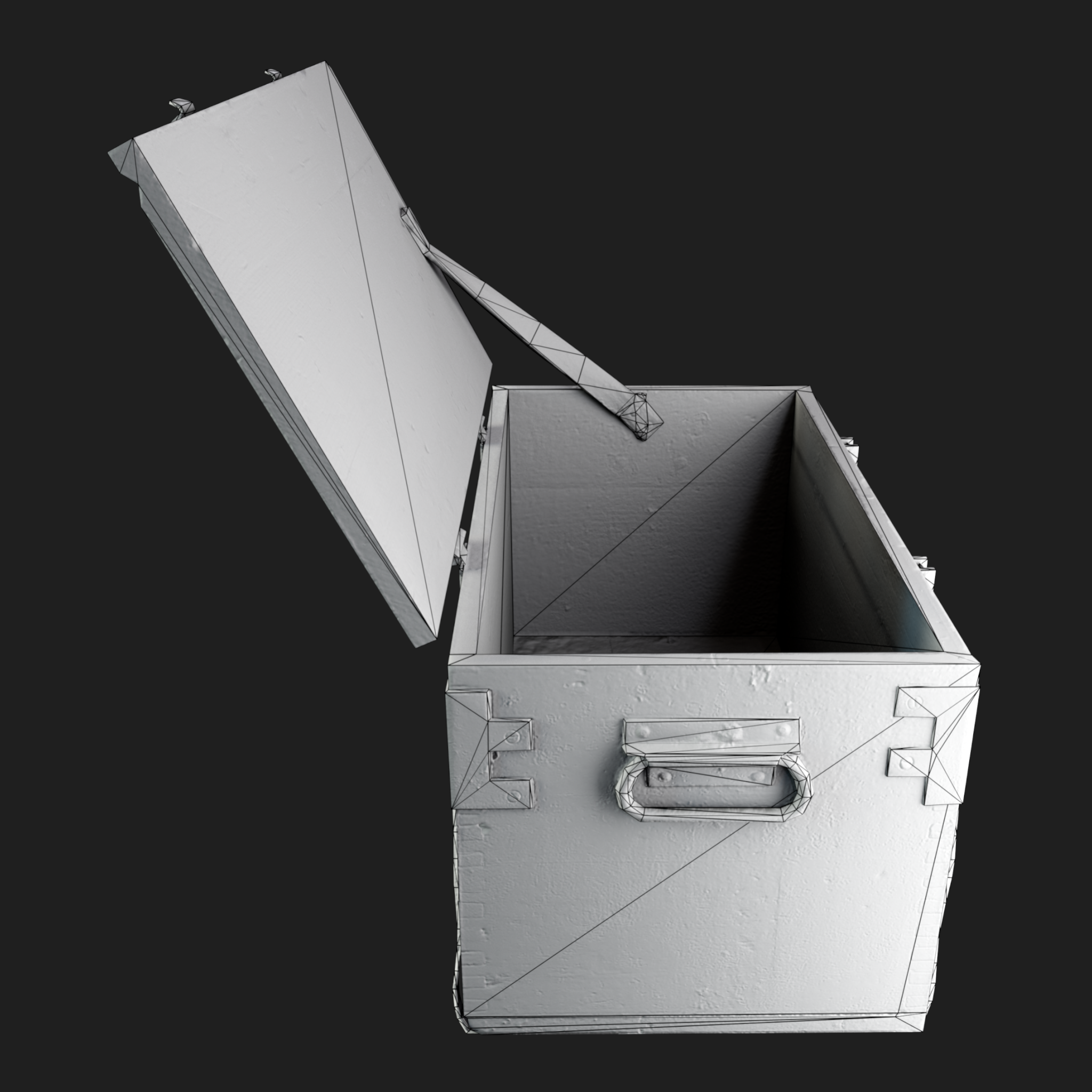 3D Ammo Wooden Green Box