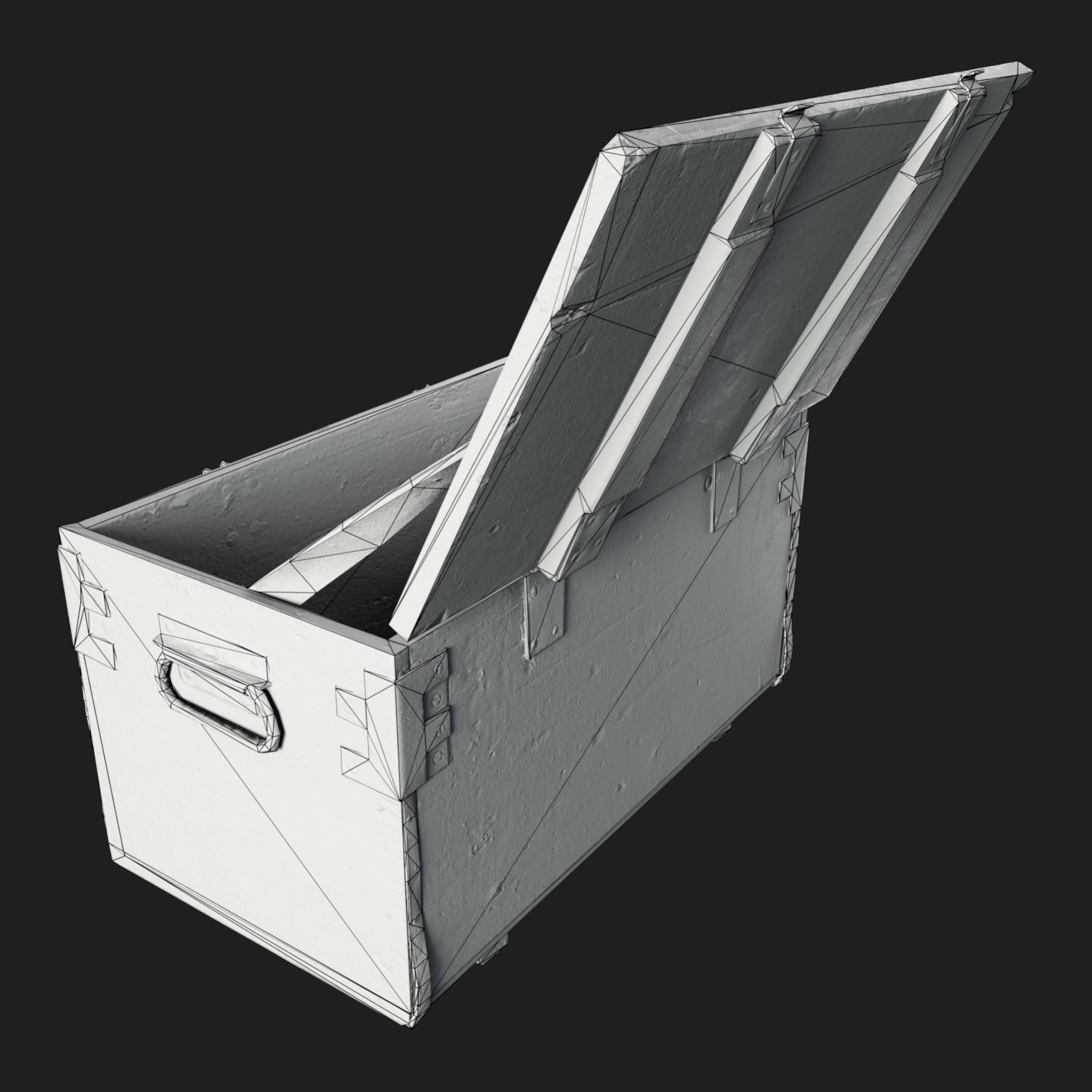 3D Ammo Wooden Green Box