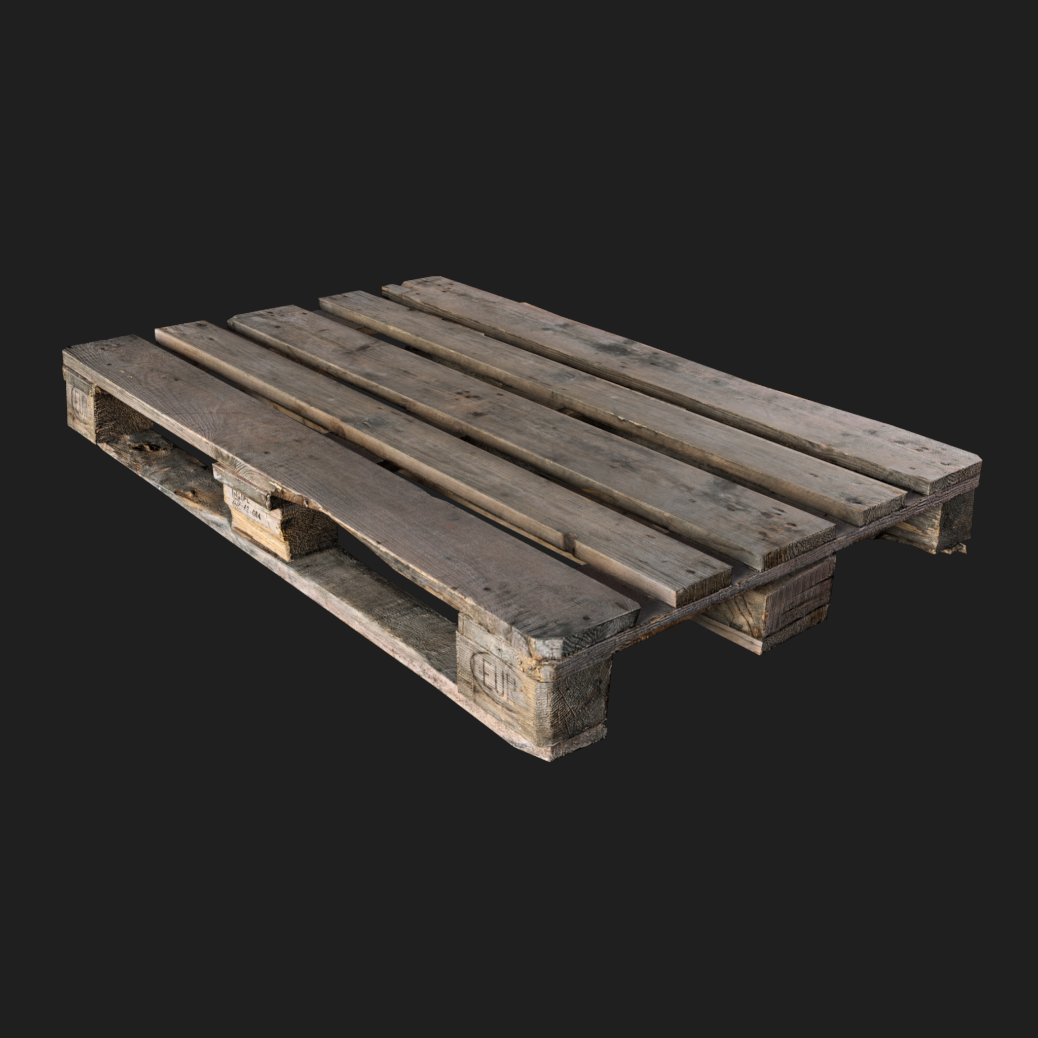 3D Palette Wooden