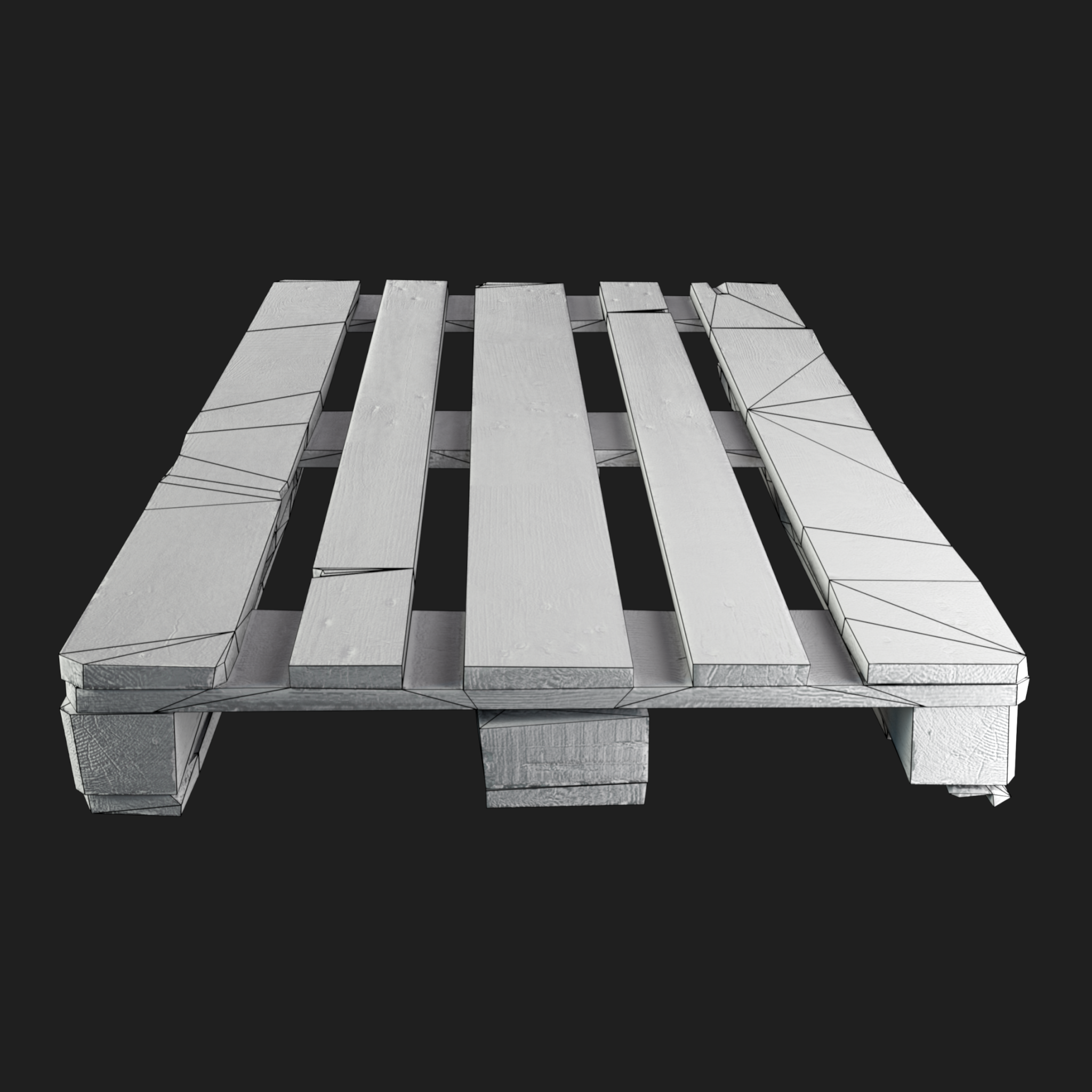 3D Palette Wooden