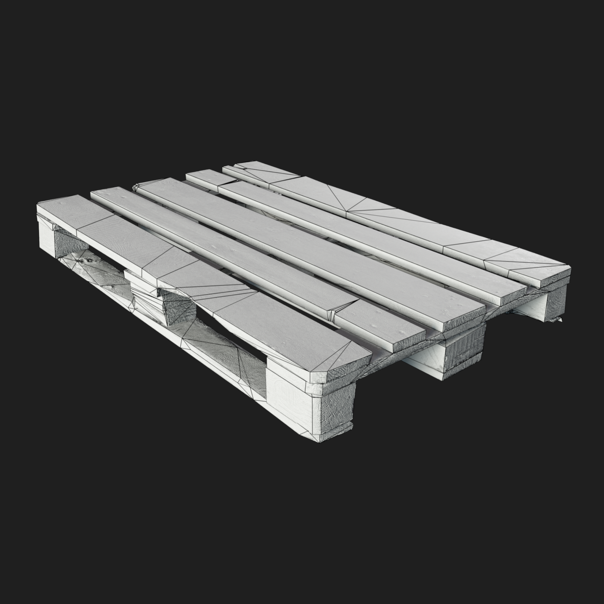 3D Palette Wooden