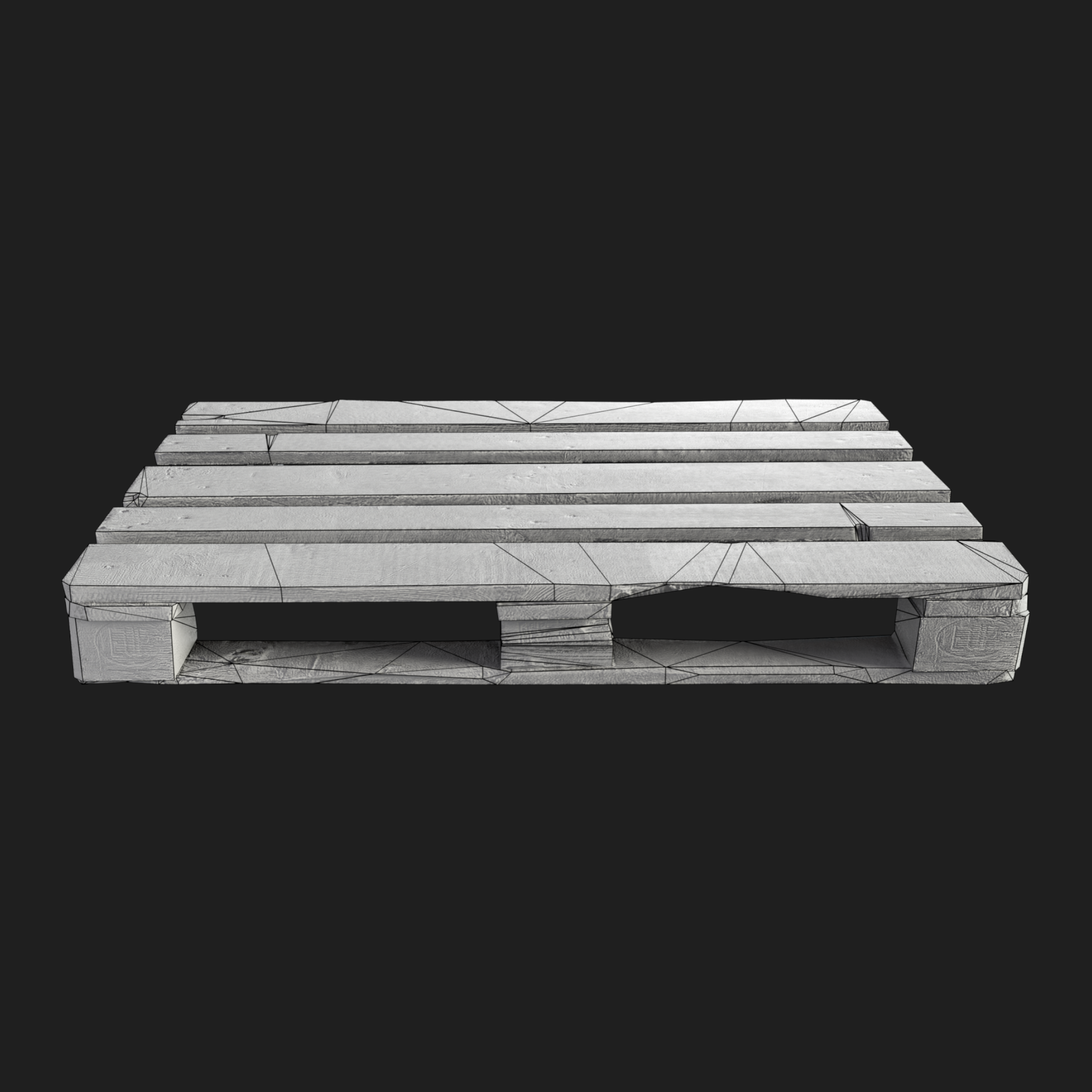 3D Palette Wooden