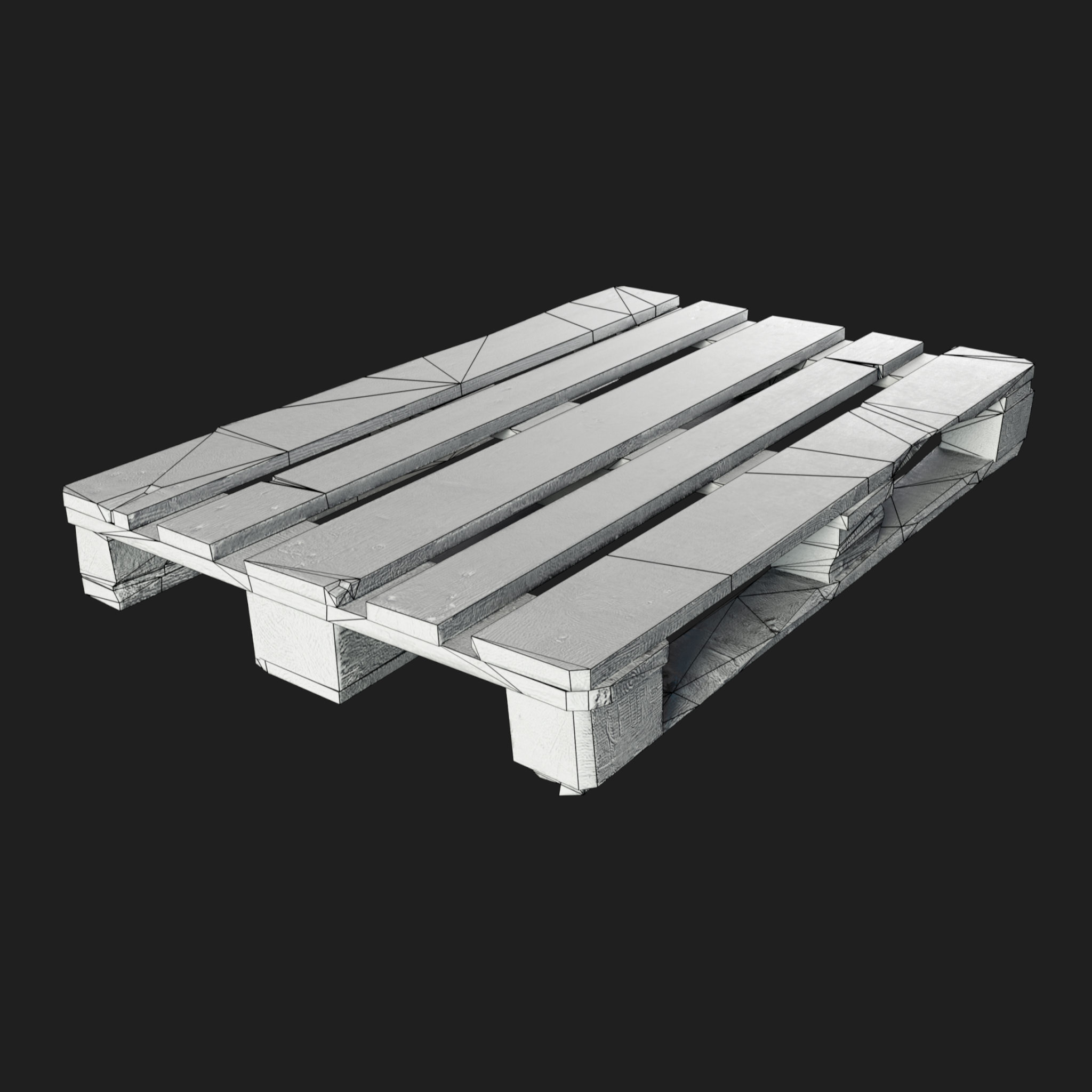 3D Palette Wooden
