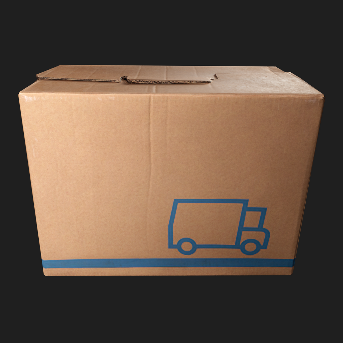 3D Cardboard Box Closed