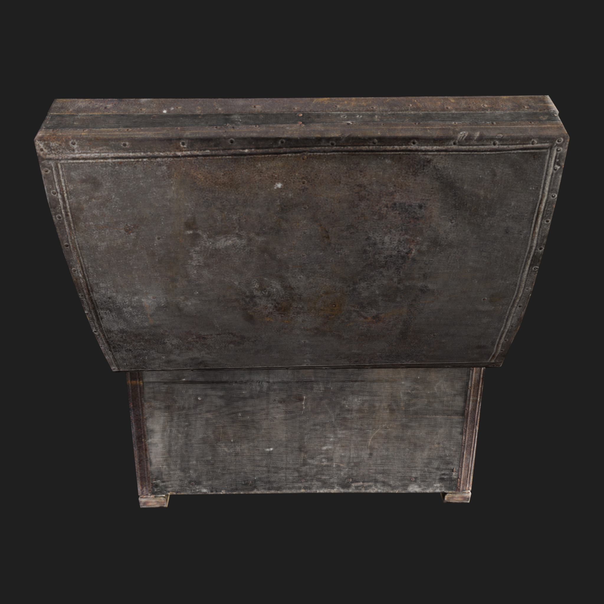 3D Furniture: Chest Wooden Open