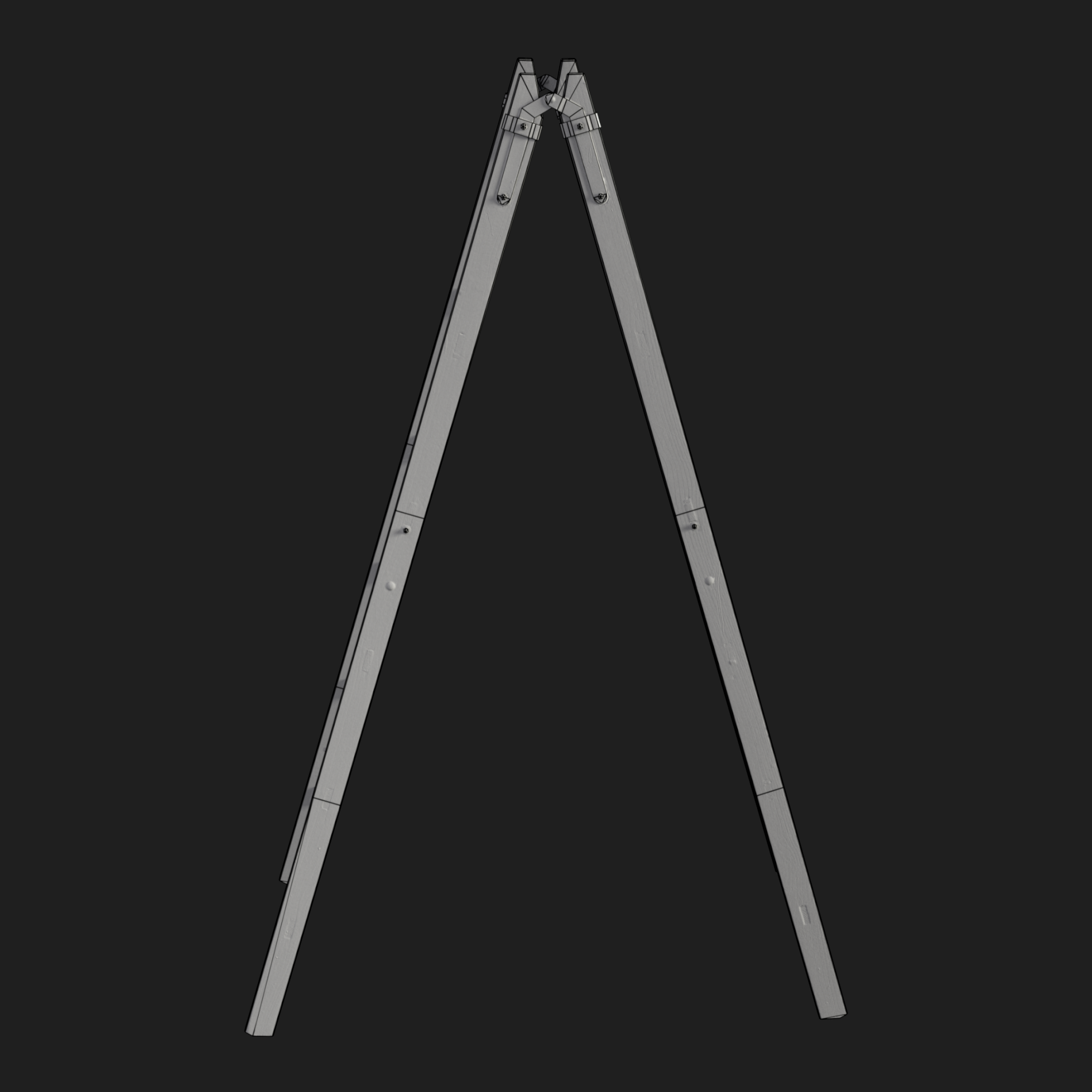 3D Ladder Wood