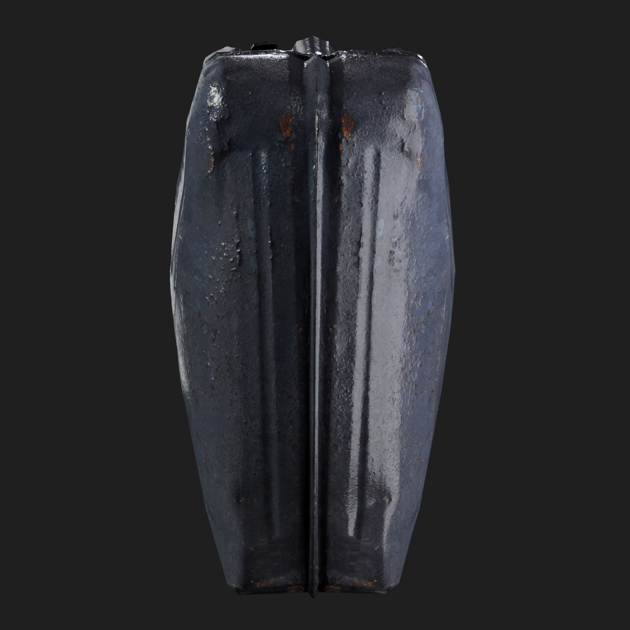 3D Burned Petrol Canister