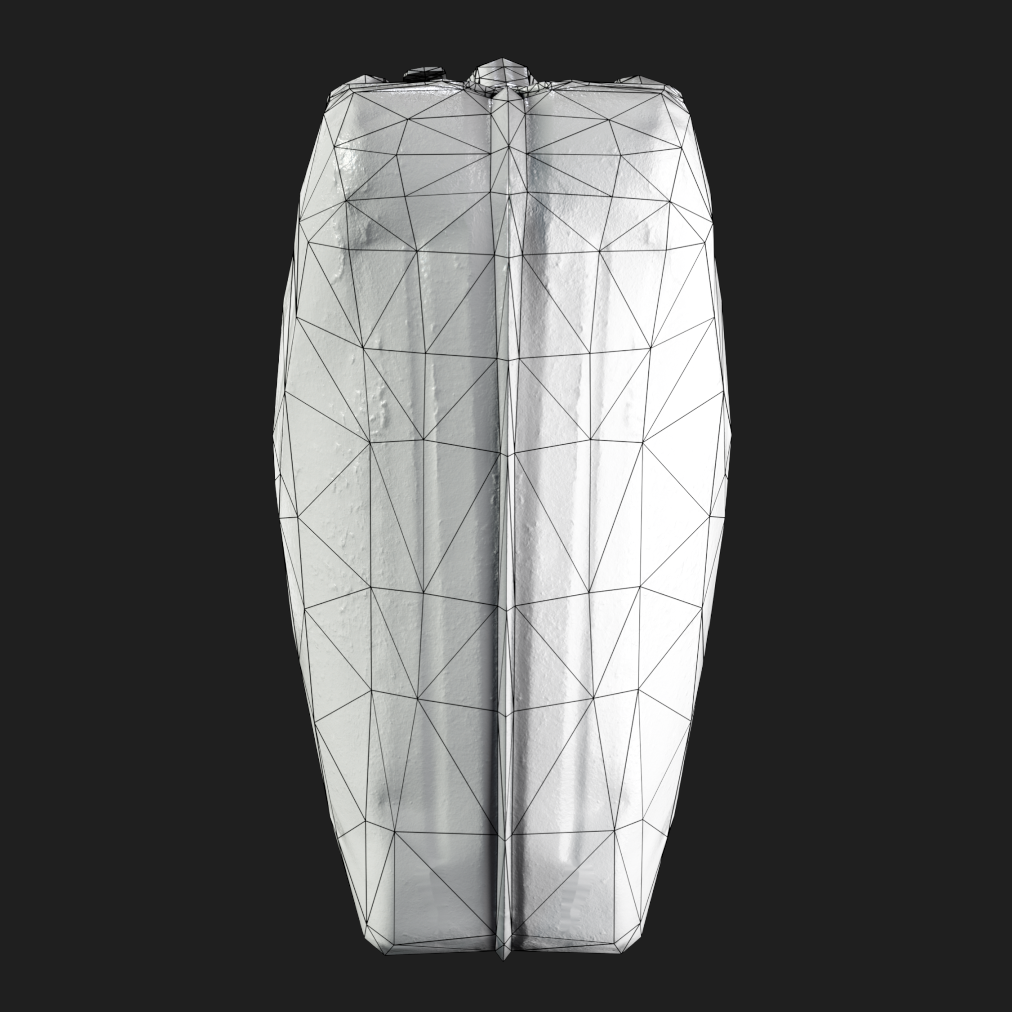 3D Burned Petrol Canister