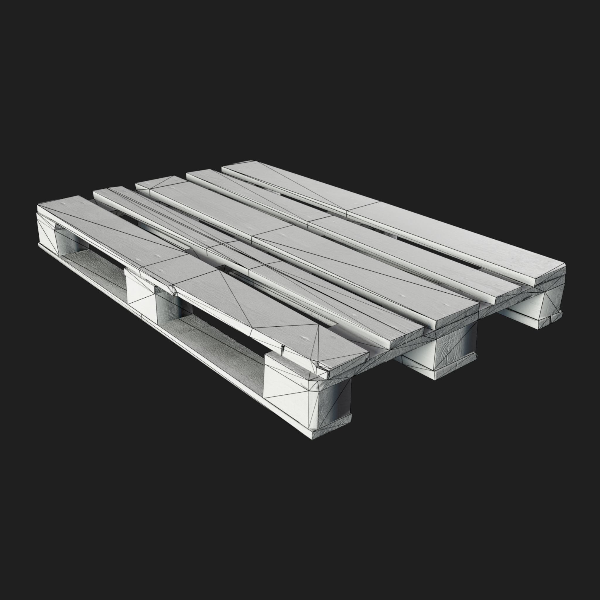 3D Euro Pallet