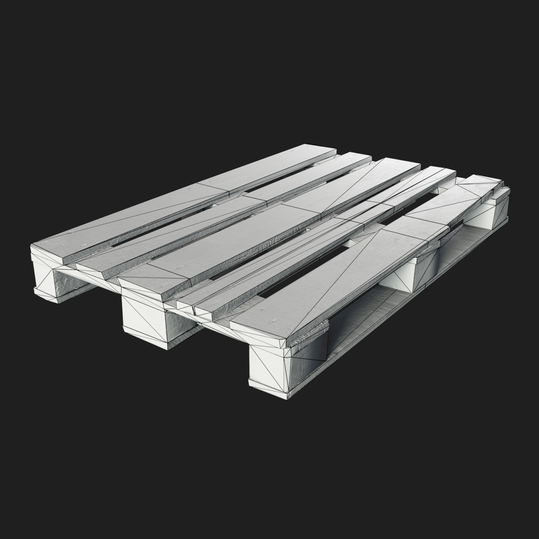 3D Euro Pallet