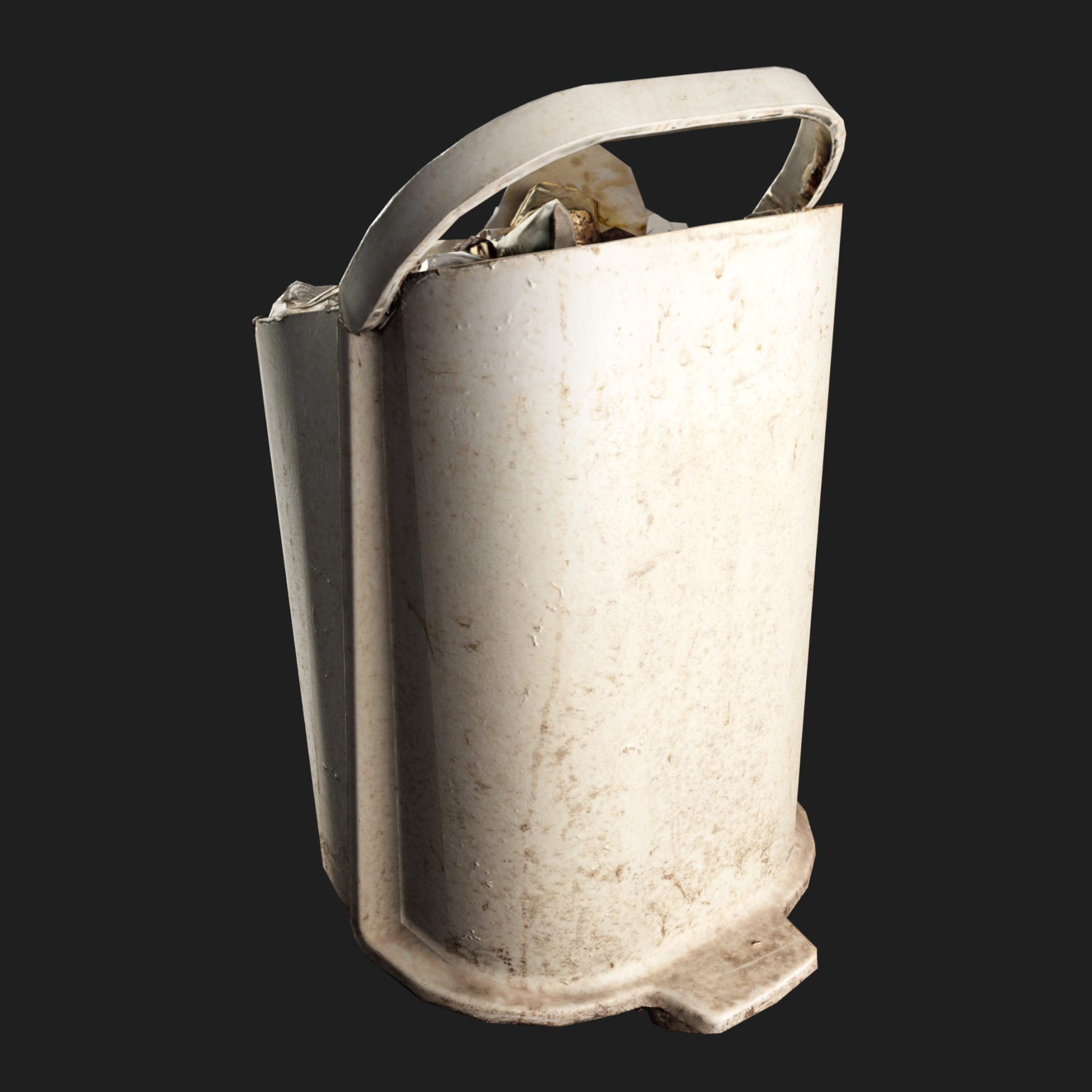 3D Plastic Basket Rubbish